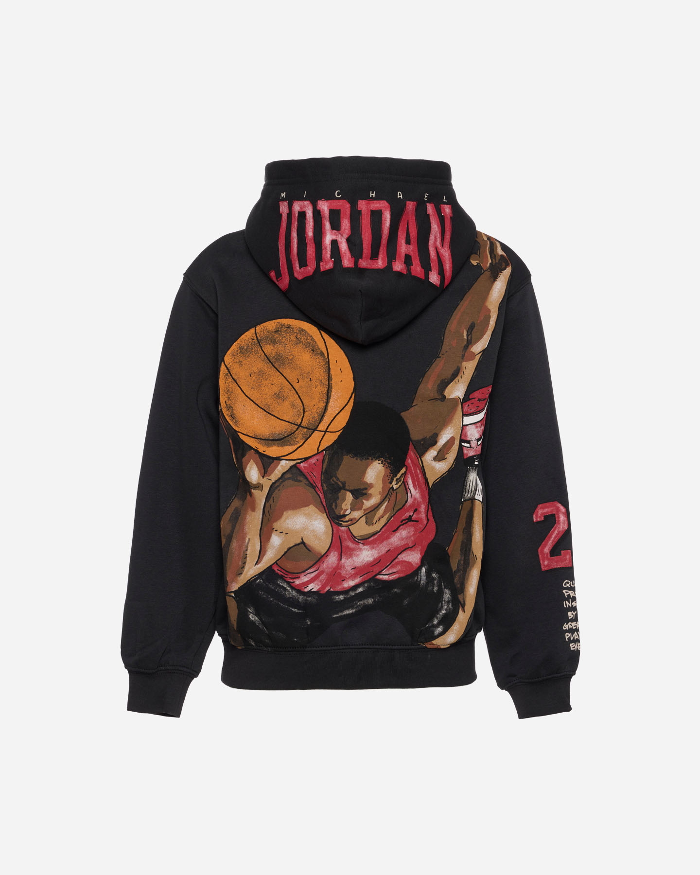 Felpa NIKE JORDAN FRONT BACK OFF JR - Nero - 1 | Cisalfa Sport