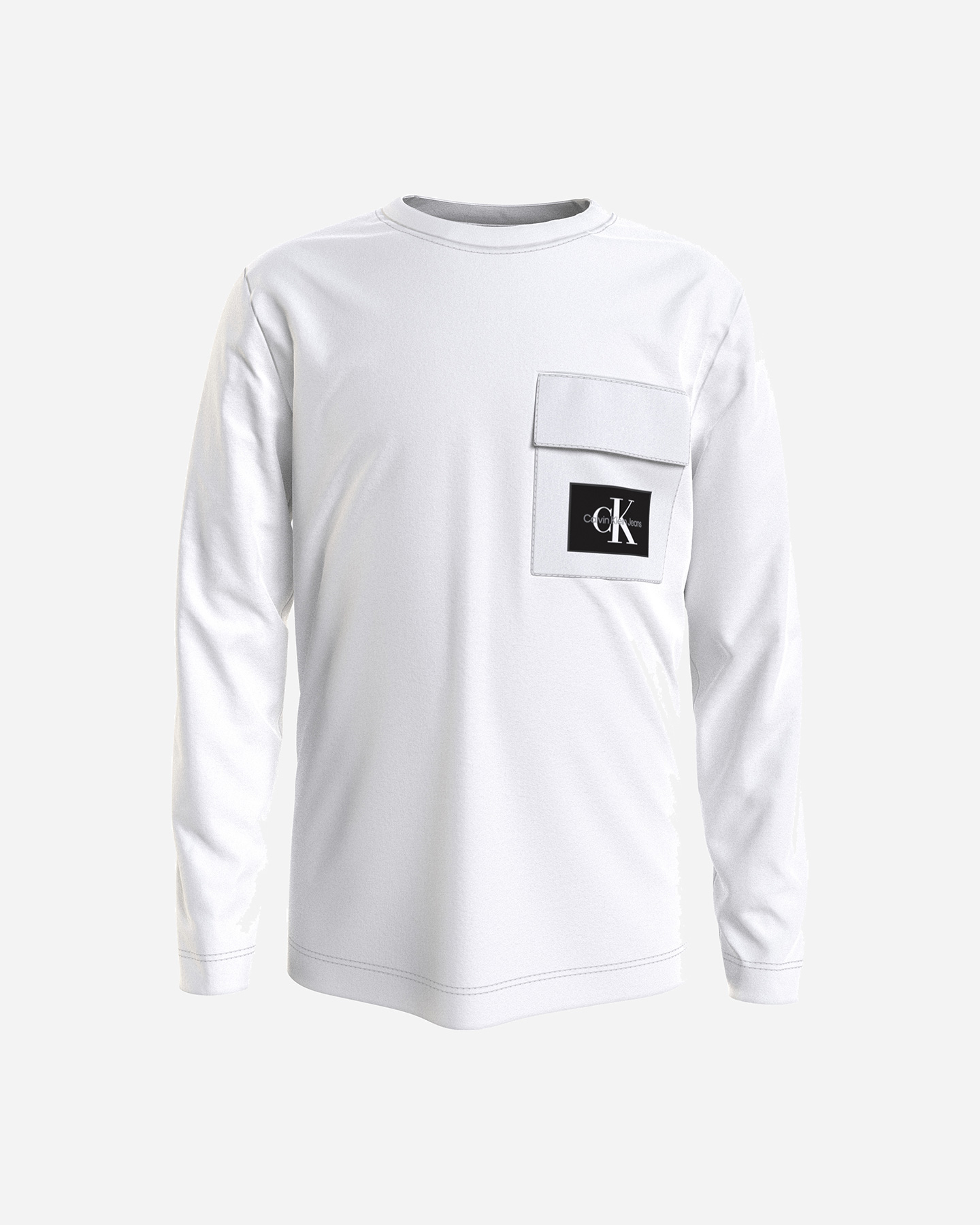 T-shirt CALVIN KLEIN JEANS POCKET JR - Bianco - 0 | Cisalfa Sport