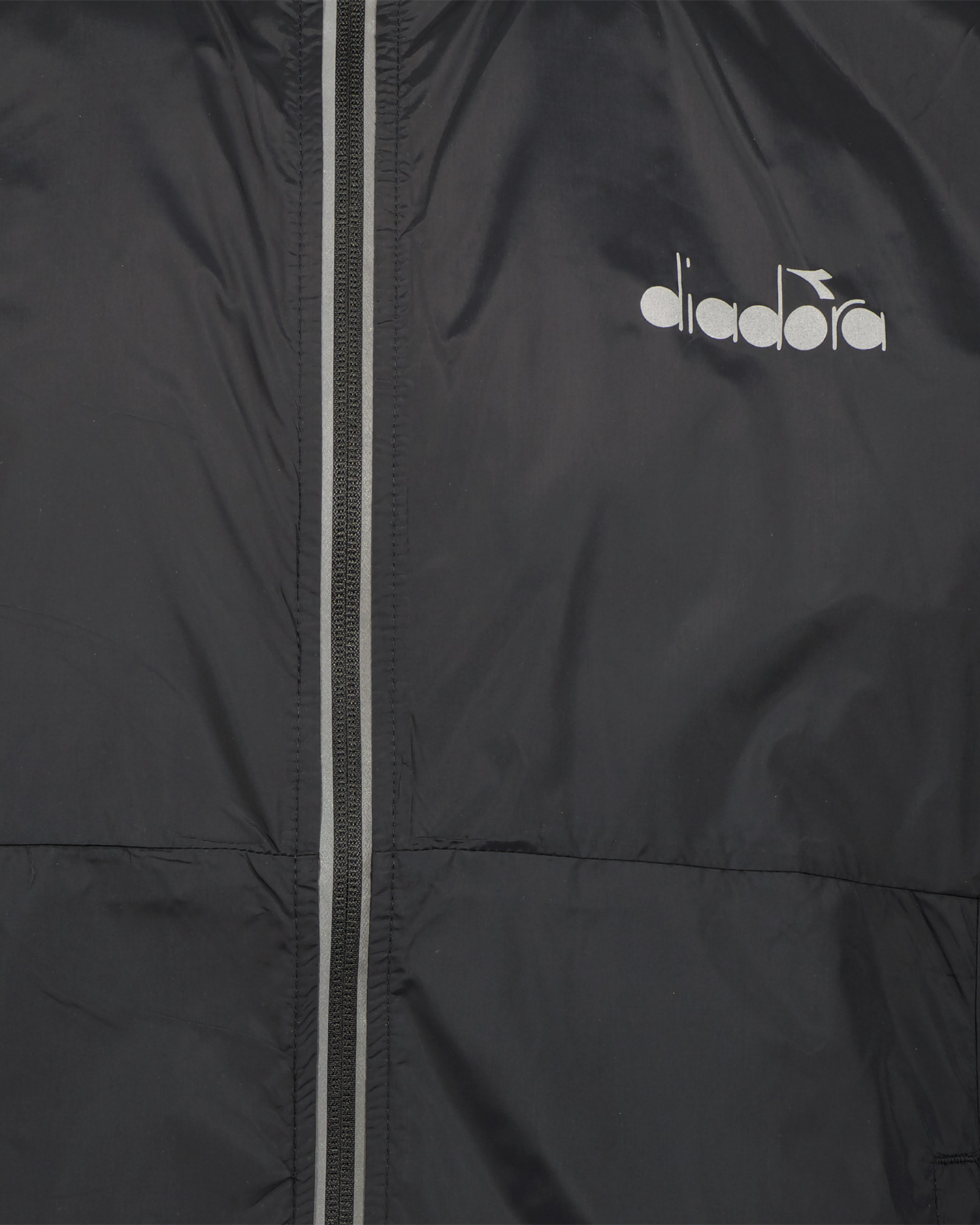 Giacca running DIADORA WIND PACKABLE M - Nero - 2 | Cisalfa Sport