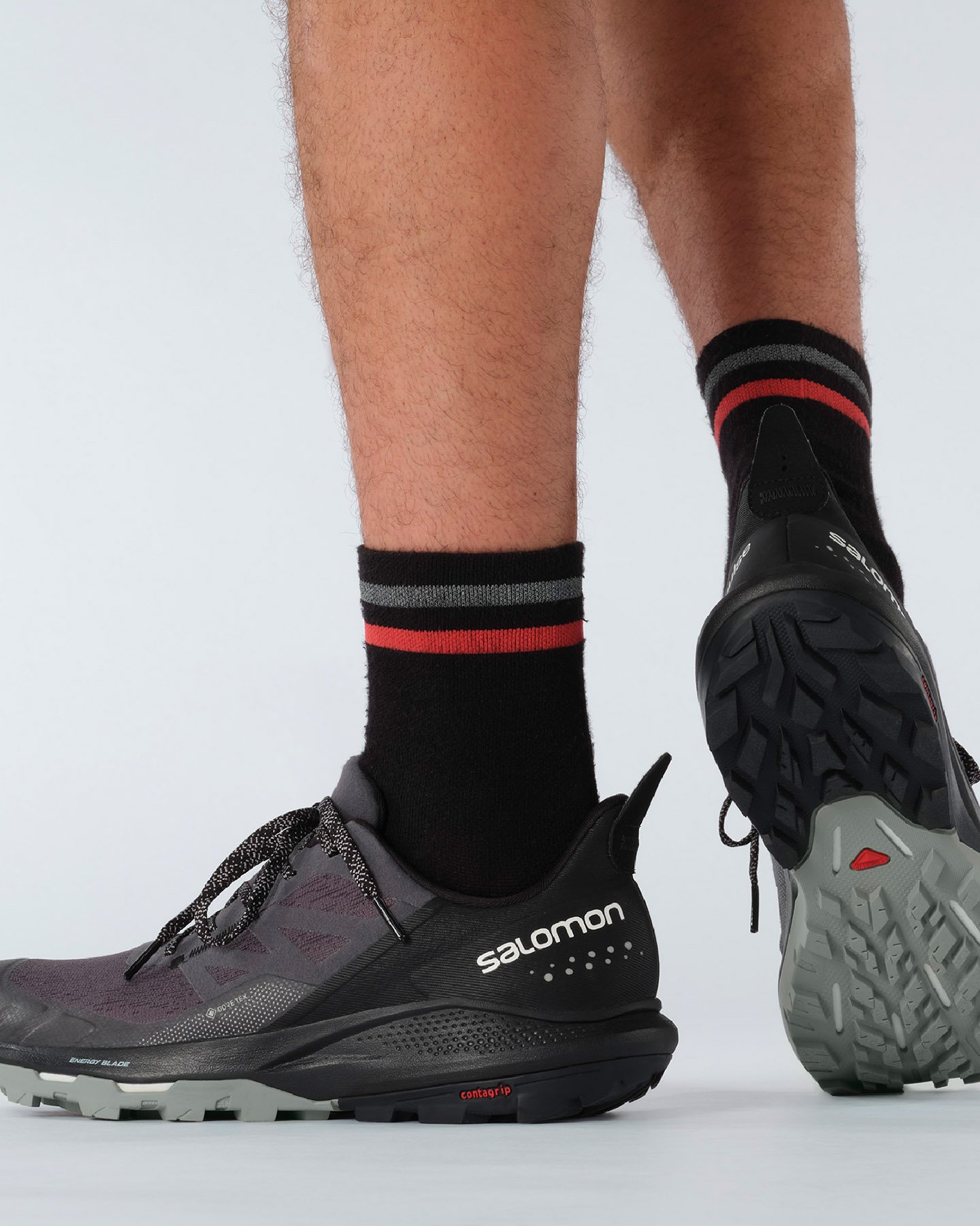 Scarpe trail SALOMON OUTPULSE GTX M - Grigio - 5 | Cisalfa Sport