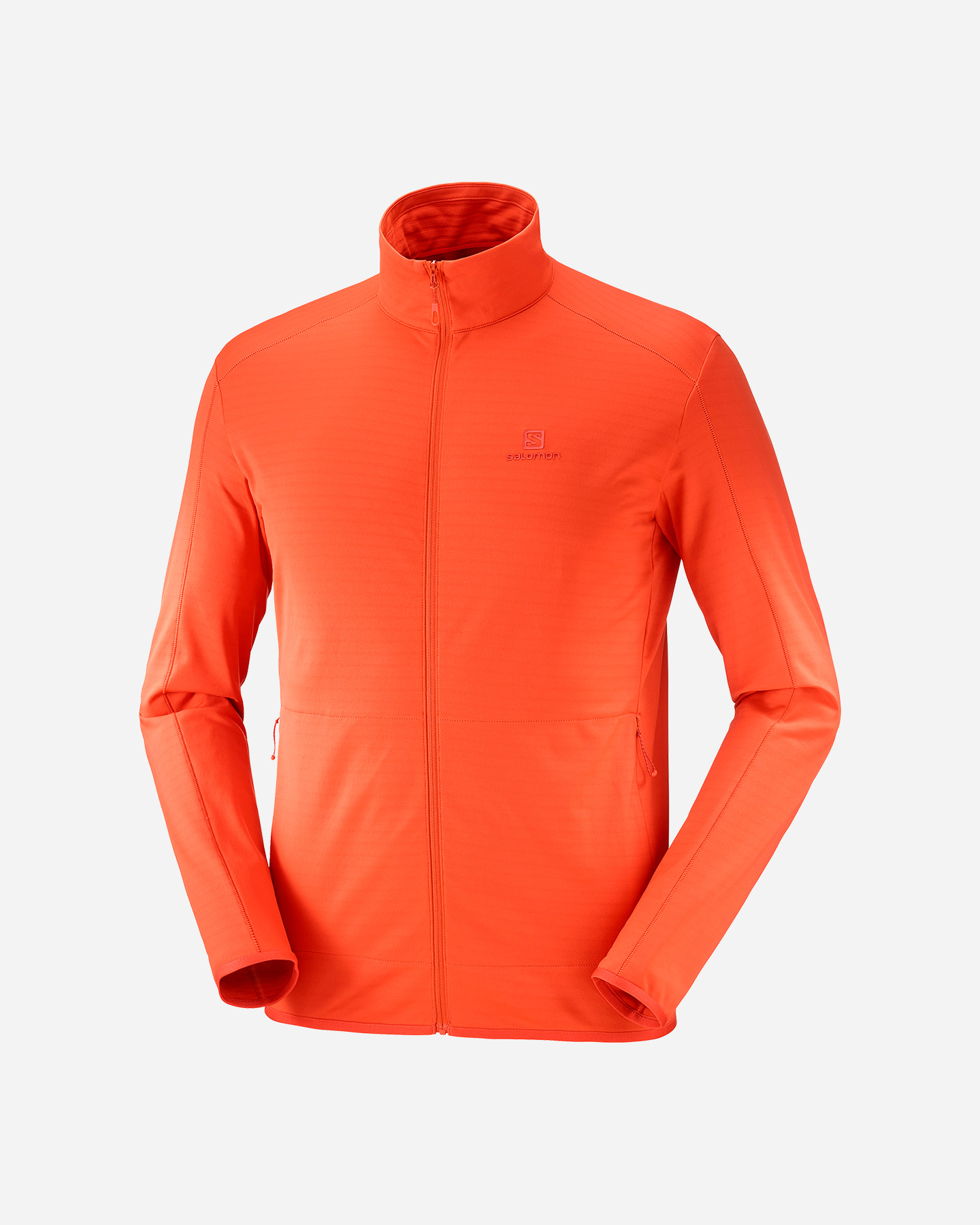 Pile SALOMON OUTRACK MID FZ M - Rosso - 0 | Cisalfa Sport