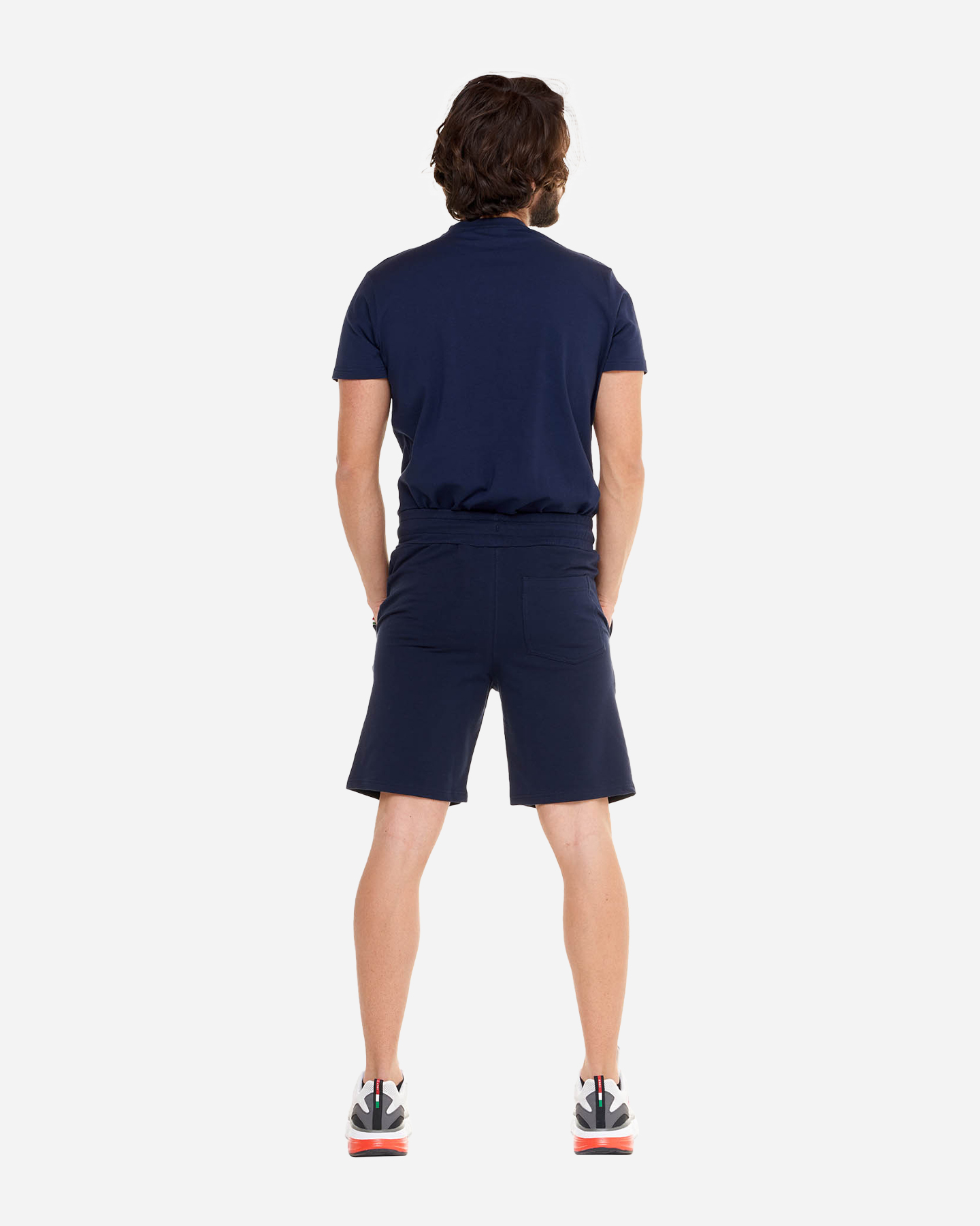 Pantaloncini LEONE SMALL LOGO M - Blu Navy - 4 | Cisalfa Sport