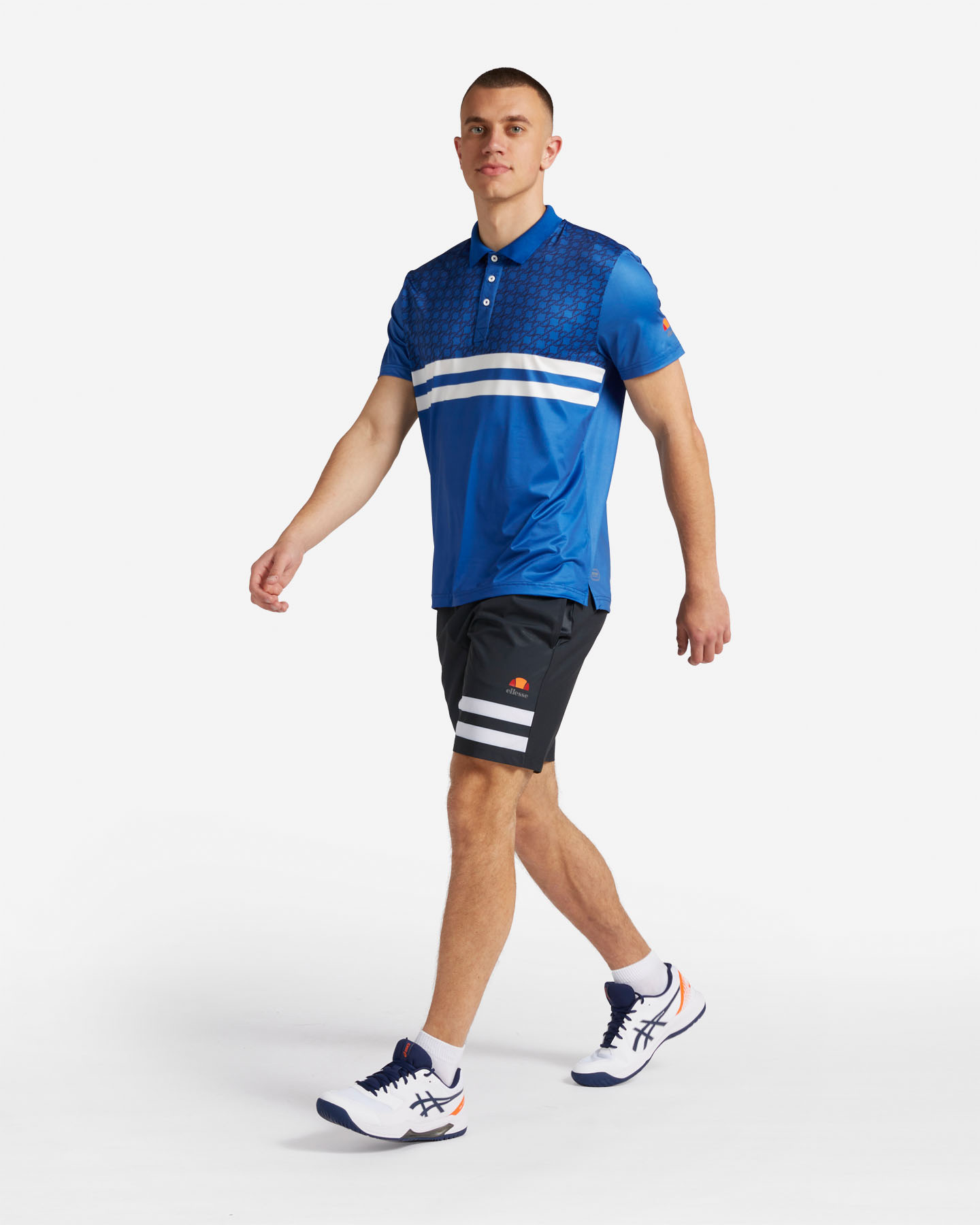 Polo tennis ELLESSE CHAIN LOGO M - Blu - 3 | Cisalfa Sport