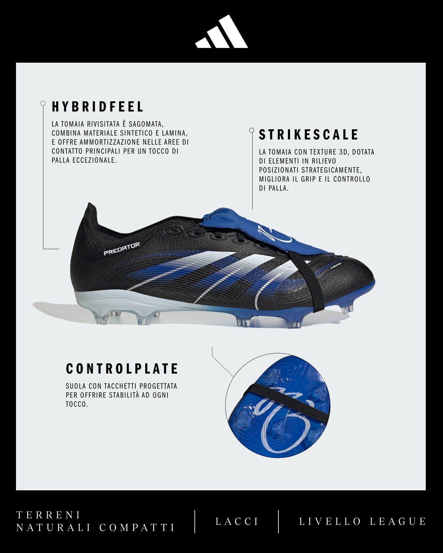 Scarpe calcio ADIDAS PREDATOR FG-MG BELLINGHAM M - Color mix - 1 | Cisalfa Sport