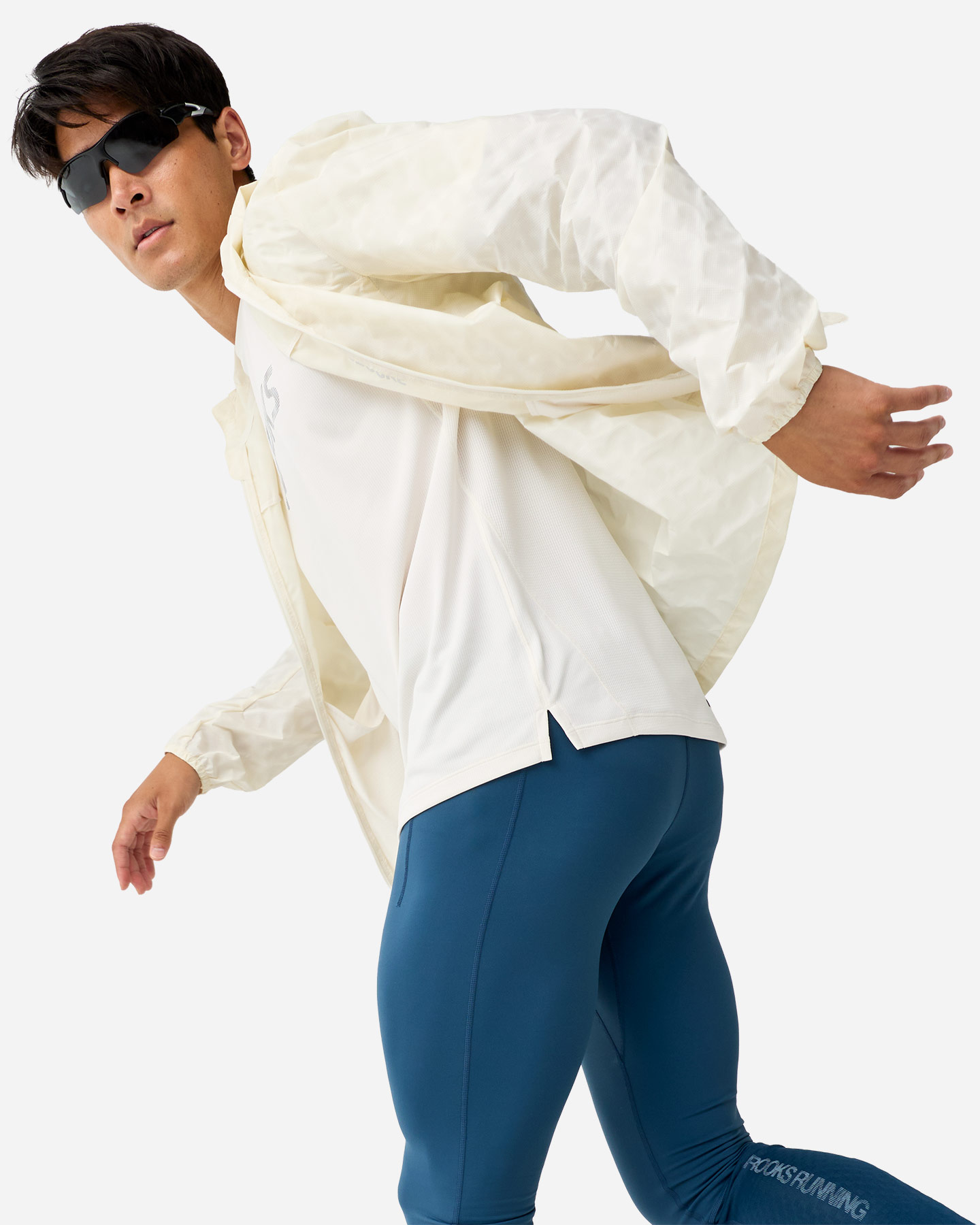 Giacca running BROOKS CANOPY M - Bianco - 2 | Cisalfa Sport