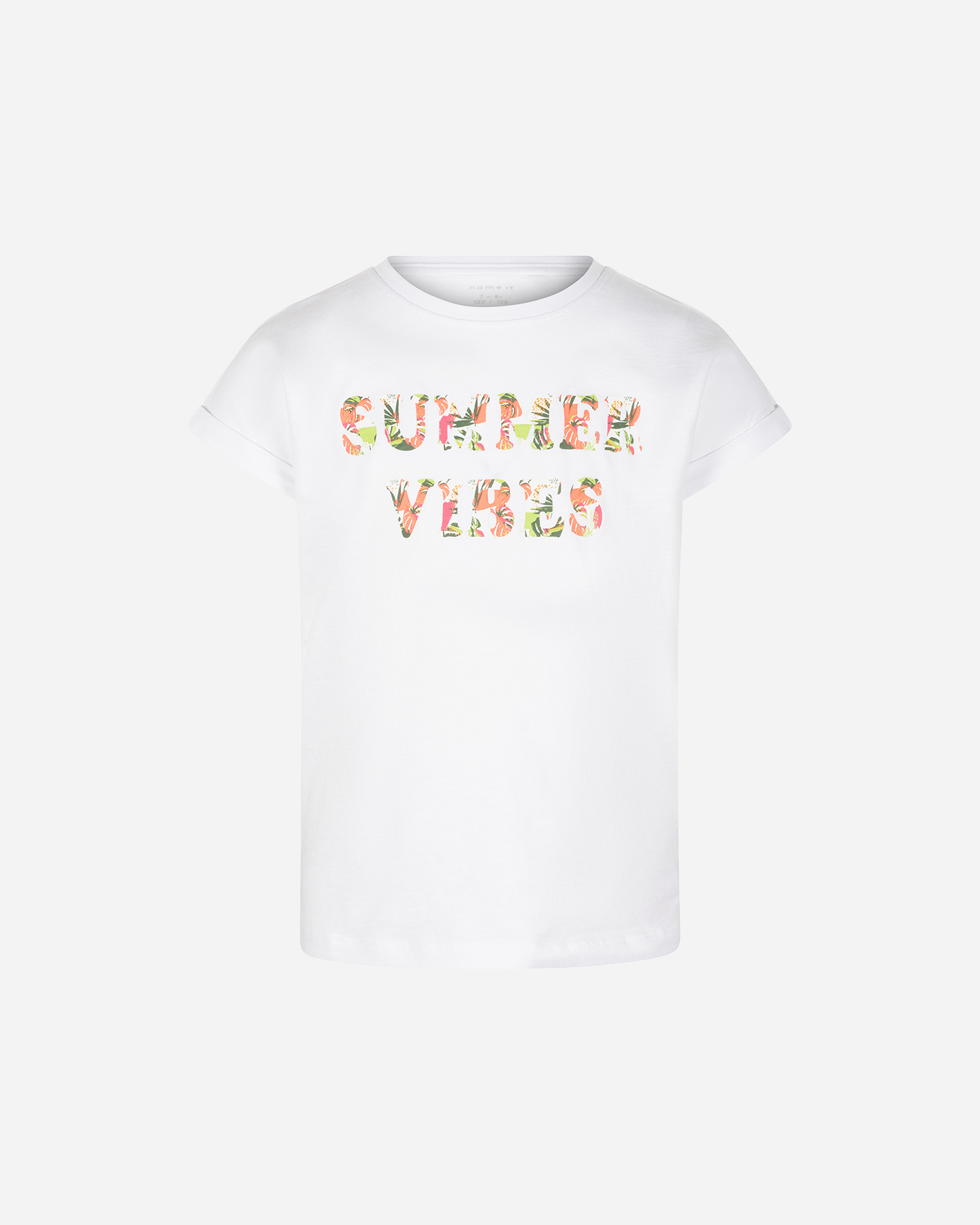 T-shirt NAME IT SUMMER VIBES JR - Bianco - 0 | Cisalfa Sport