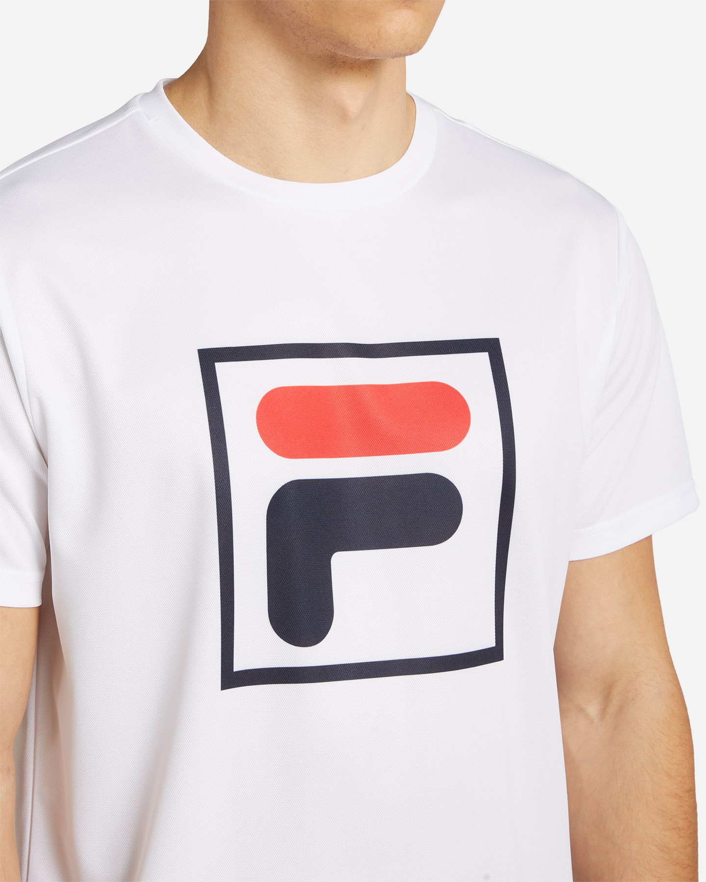T-shirt tennis FILA BASIC F-BOX M - Bianco - 4 | Cisalfa Sport