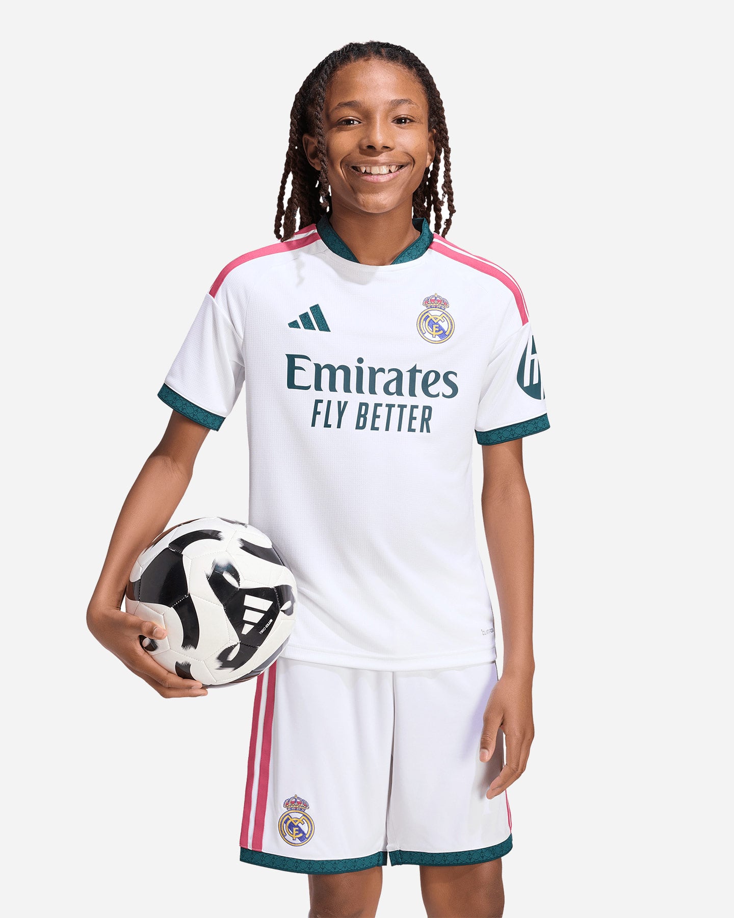 Maglia calcio ufficiale ADIDAS REAL MADRID HOME 26-27 JR - Bianco - 3 | Cisalfa Sport