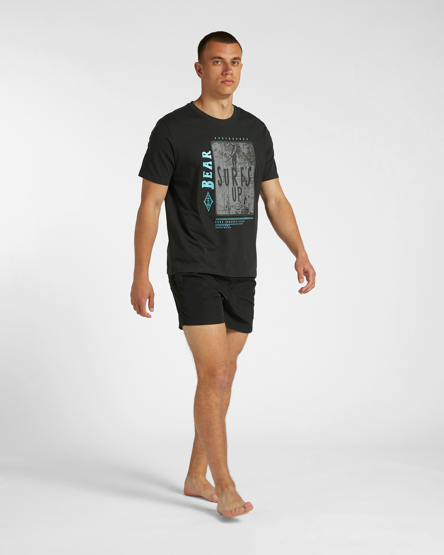 T-shirt BEAR FUTURISITIC TRIBALS M - Nero - 3 | Cisalfa Sport