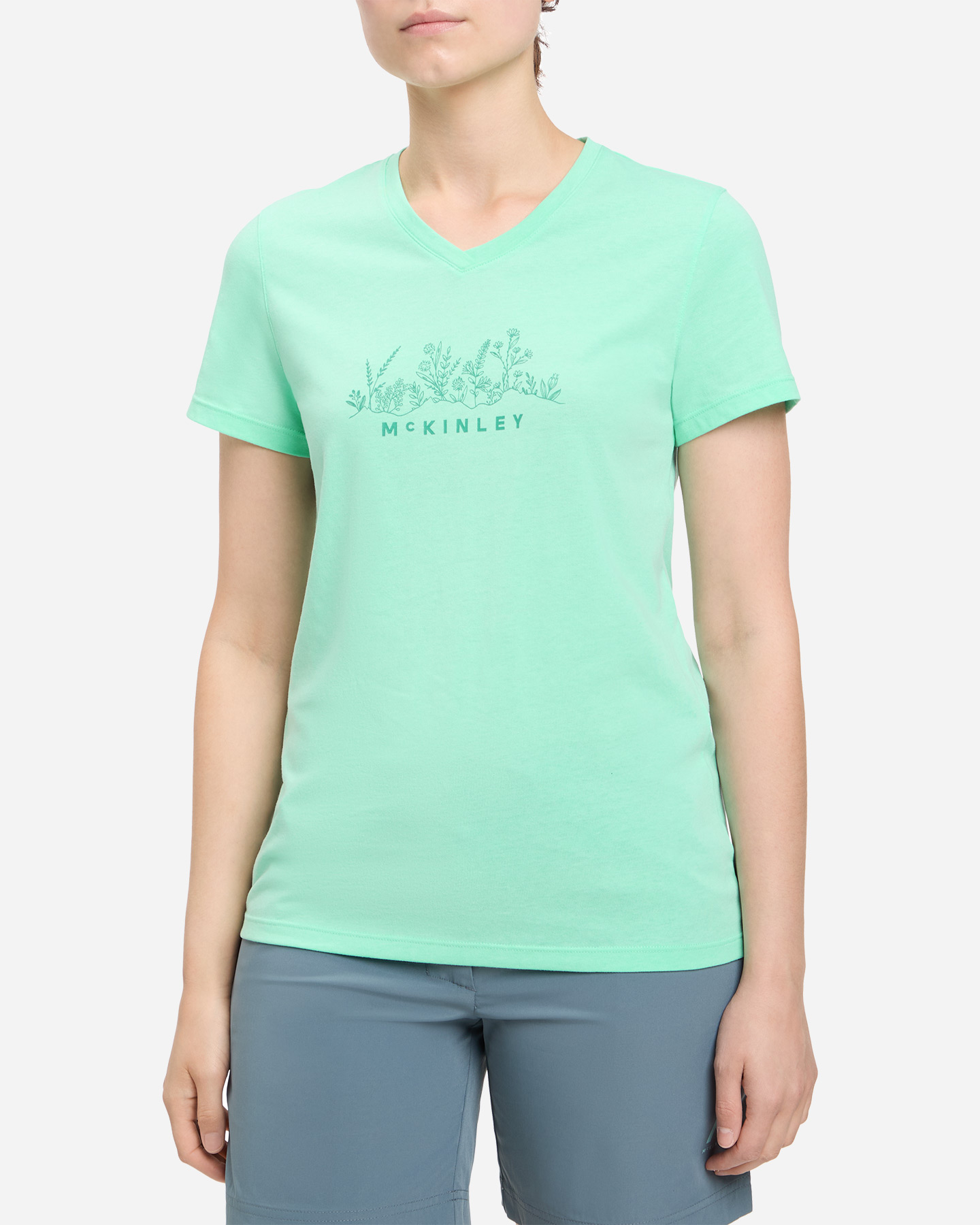 T-shirt MCKINLEY NATA III W - Azzurro - 1 | Cisalfa Sport