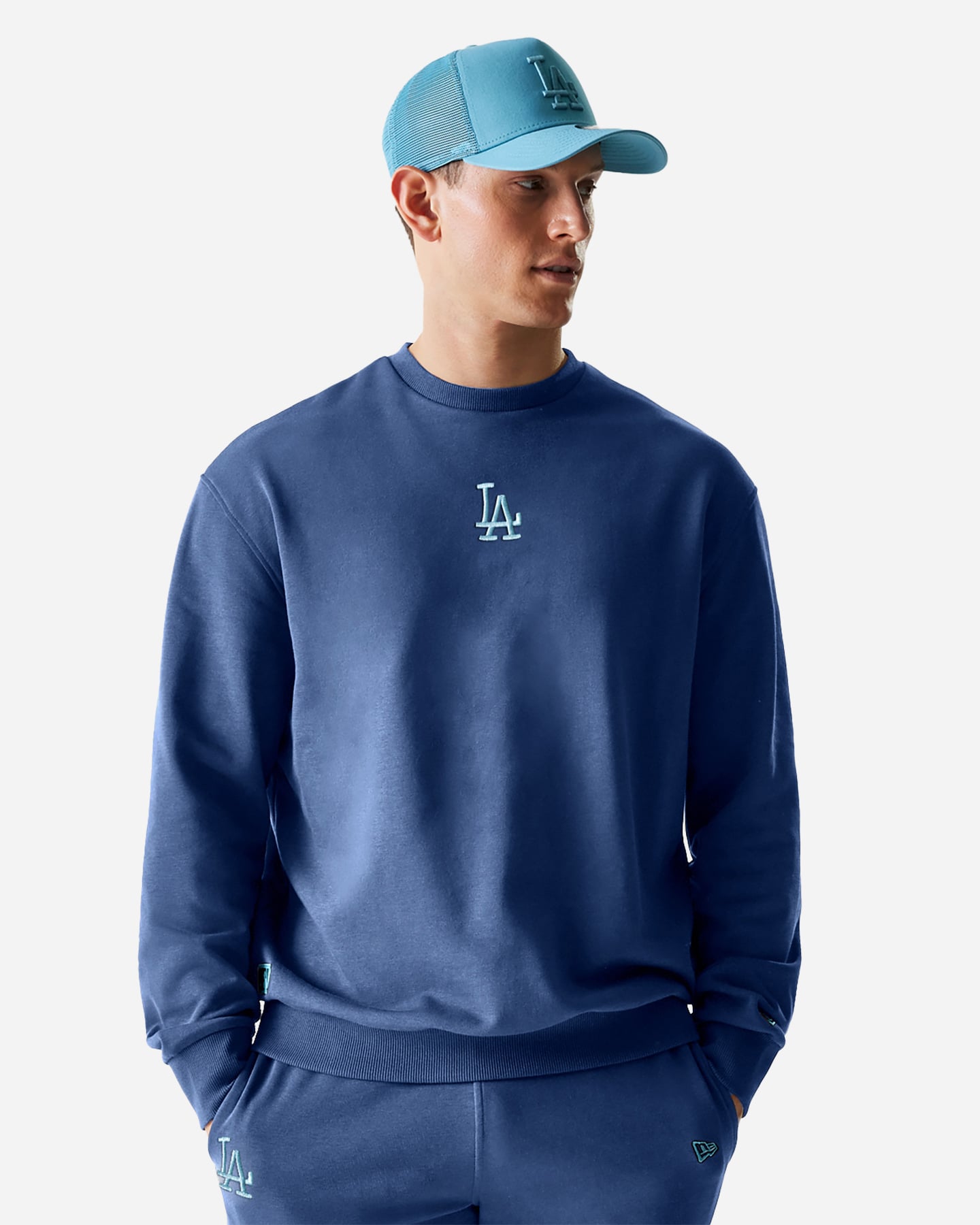 Felpa NEW ERA SMALL LOGO DODGERS M - Blu - 0 | Cisalfa Sport