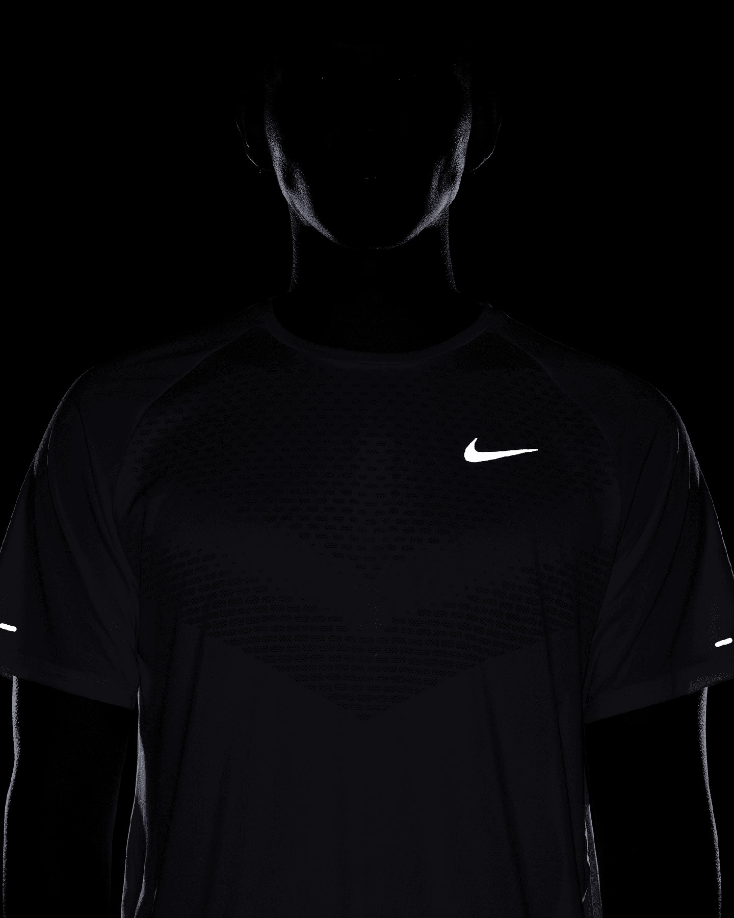 T-shirt running NIKE STRIDE M - Giallo - 6 | Cisalfa Sport