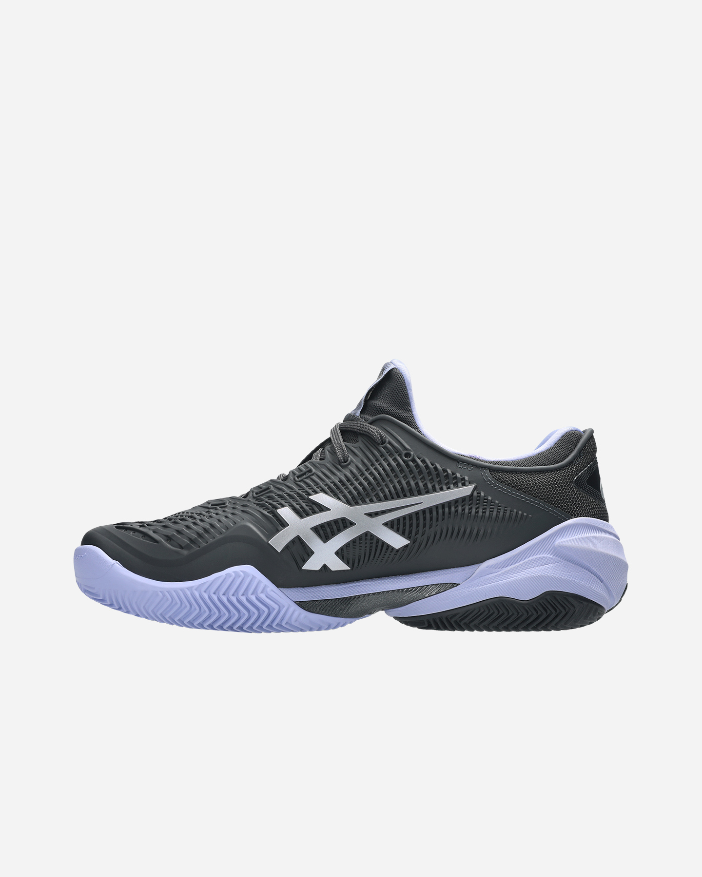 Scarpe tennis ASICS COURT FF 3 CLAY NIGHT ENERGY M - Grigio - 5 | Cisalfa Sport