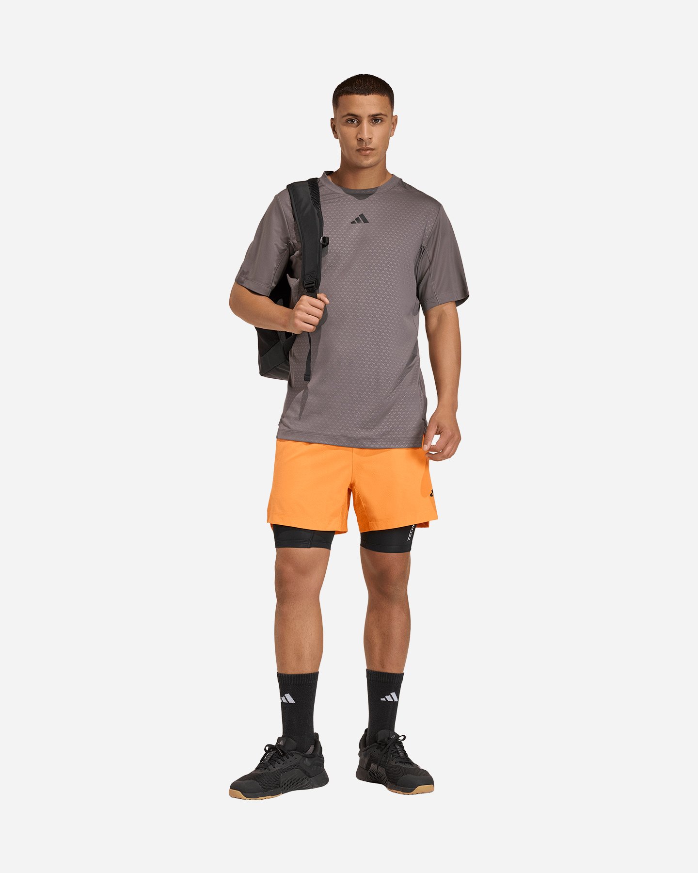 Pantalone training ADIDAS D4T 3STRIPES M - Arancione - 2 | Cisalfa Sport