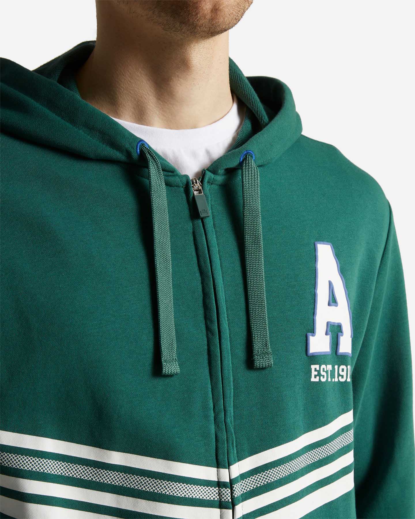 Felpa ADMIRAL VARSITY M - Verde - 4 | Cisalfa Sport