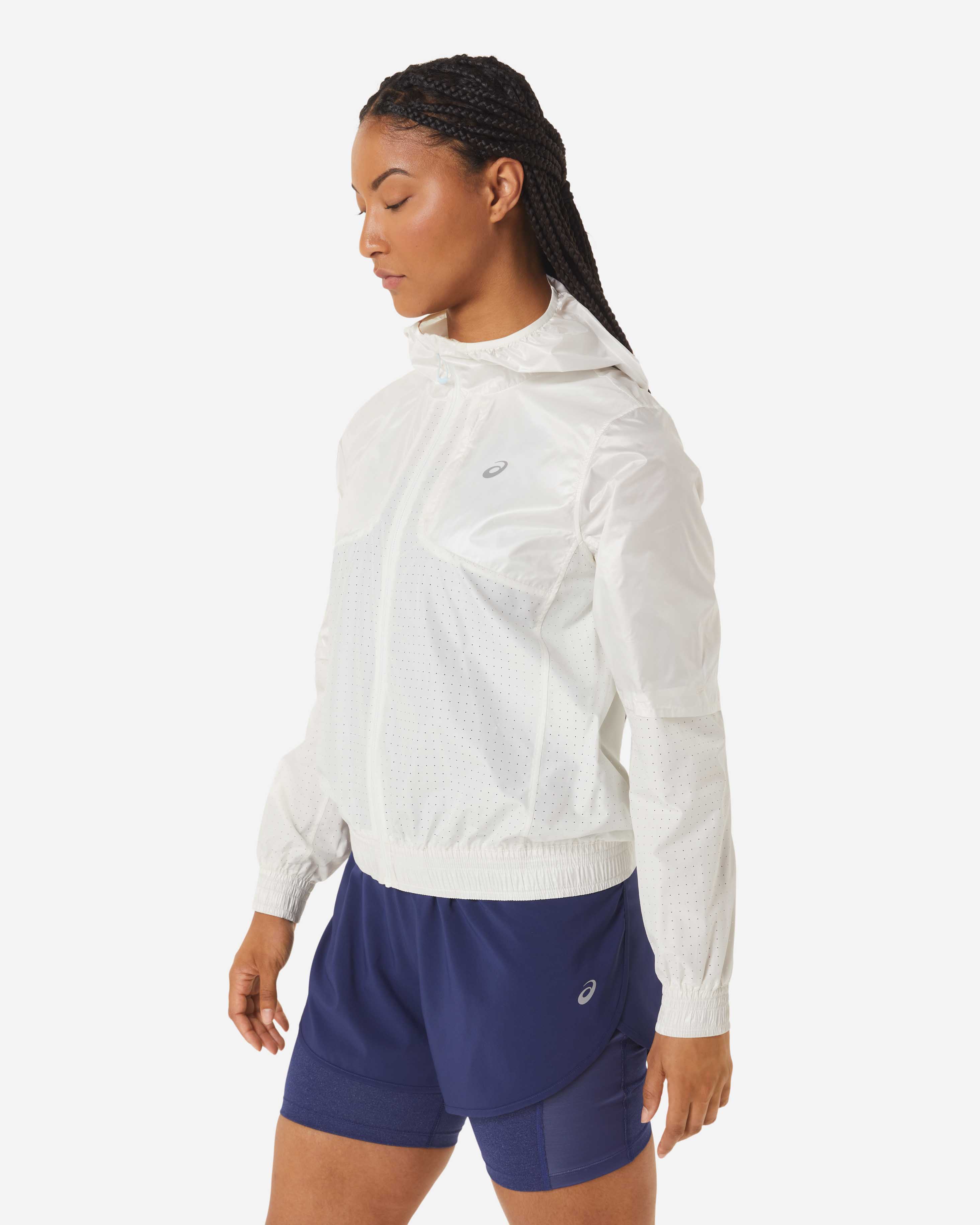 Giacca running ASICS NAGINO RUN W - Bianco - 1 | Cisalfa Sport