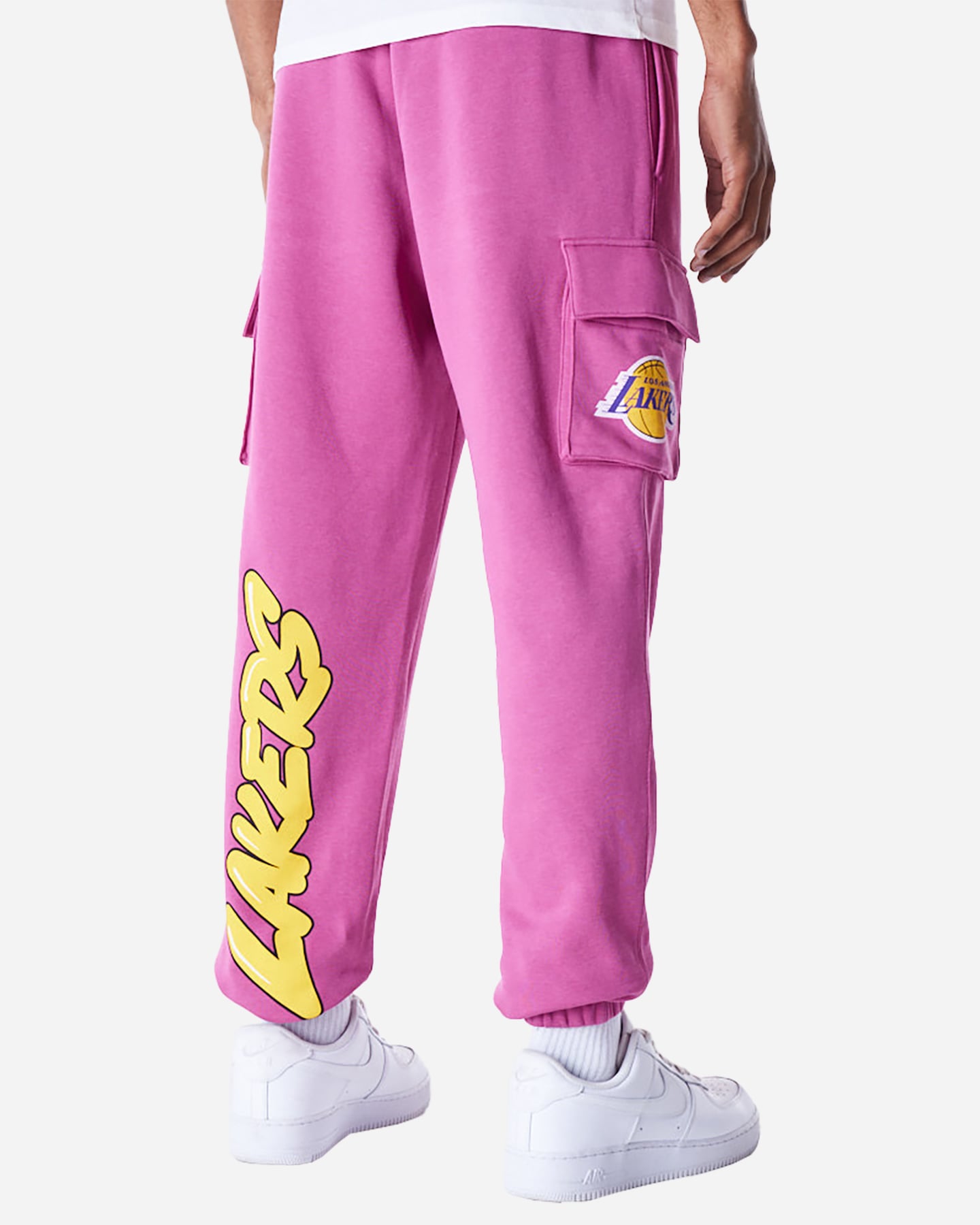 Pantaloni nba NEW ERA WORDMARK LAKERS CARGO M - Viola - 2 | Cisalfa Sport