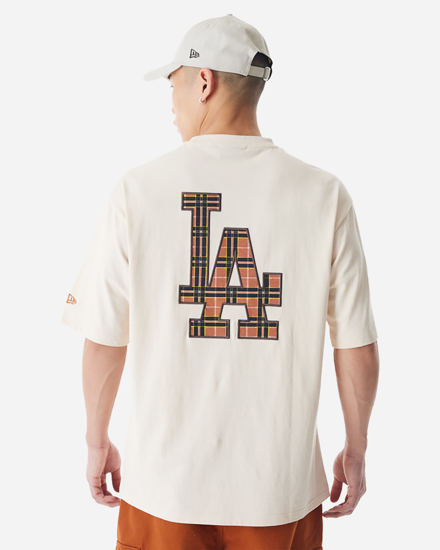 T-shirt NEW ERA MLB TARTAN INFILL LOS ANGELES DODGERS M - Beige - 1 | Cisalfa Sport