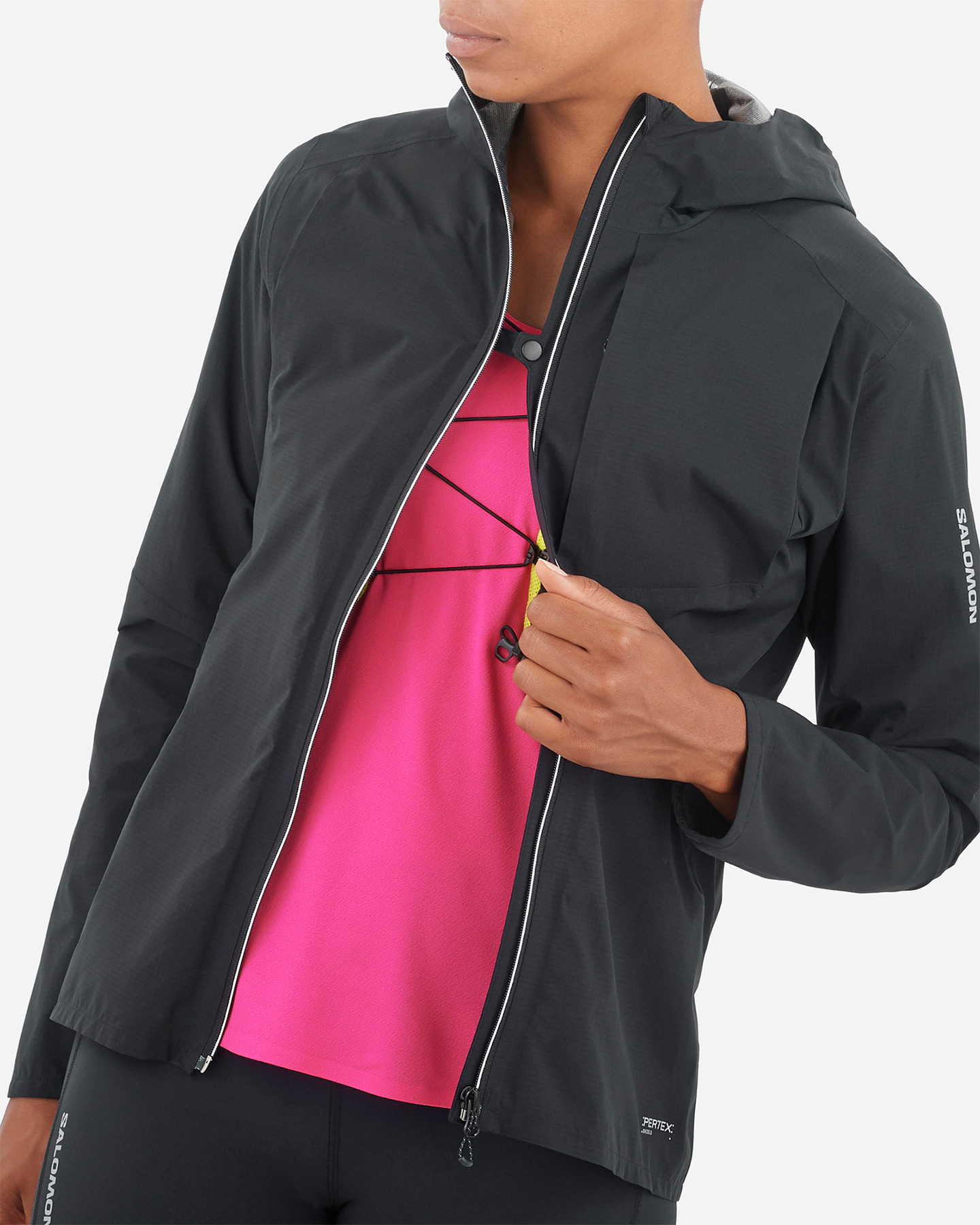 Giacca running SALOMON BONATTI TRAIL WP W - Nero - 5 | Cisalfa Sport