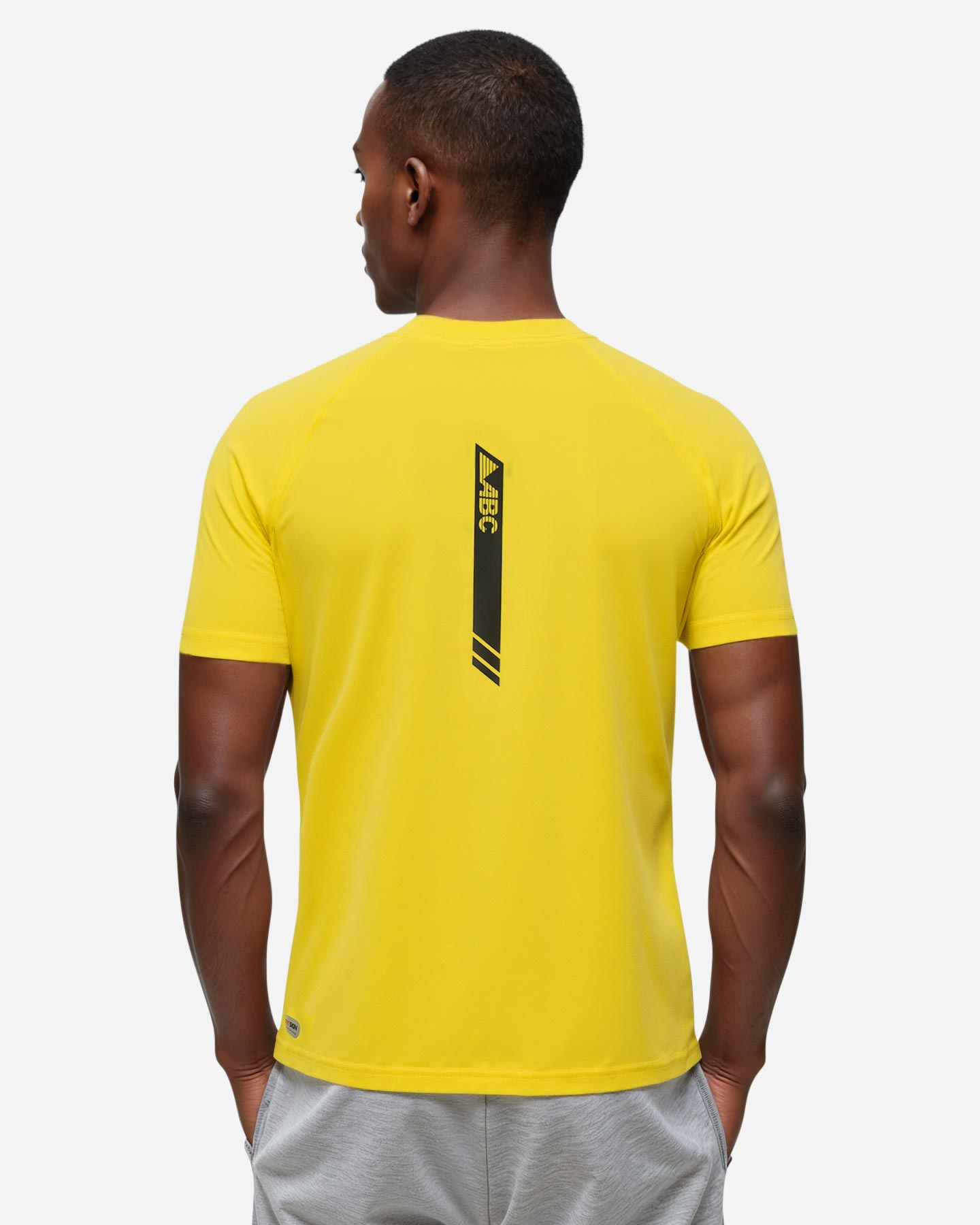 T-shirt running ABC TECH M - Giallo - 4 | Cisalfa Sport