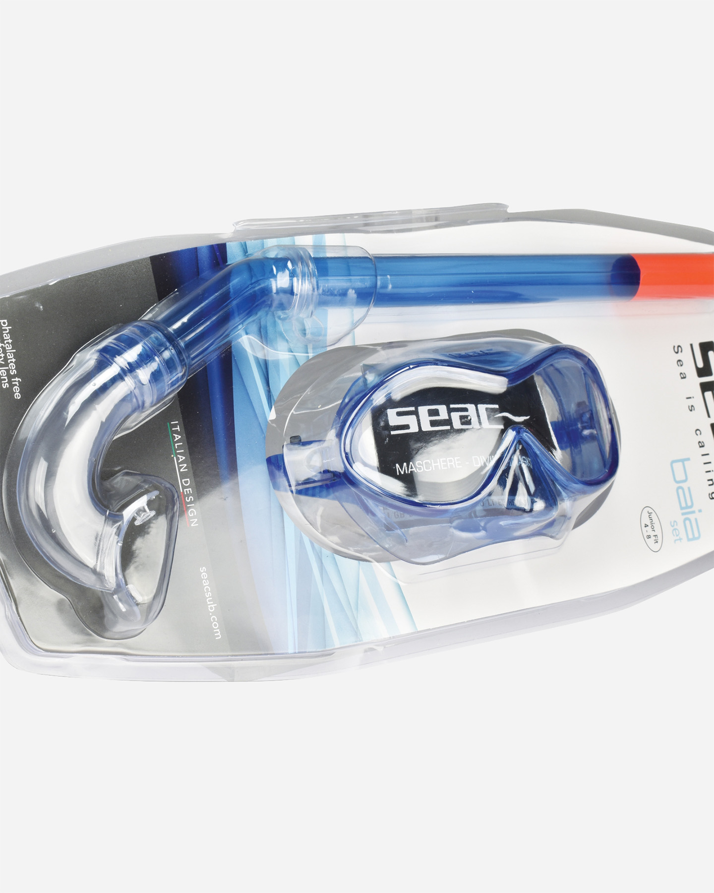Kit snorkeling SEAC SET BIS BAIA JR - Azzurro - 3 | Cisalfa Sport