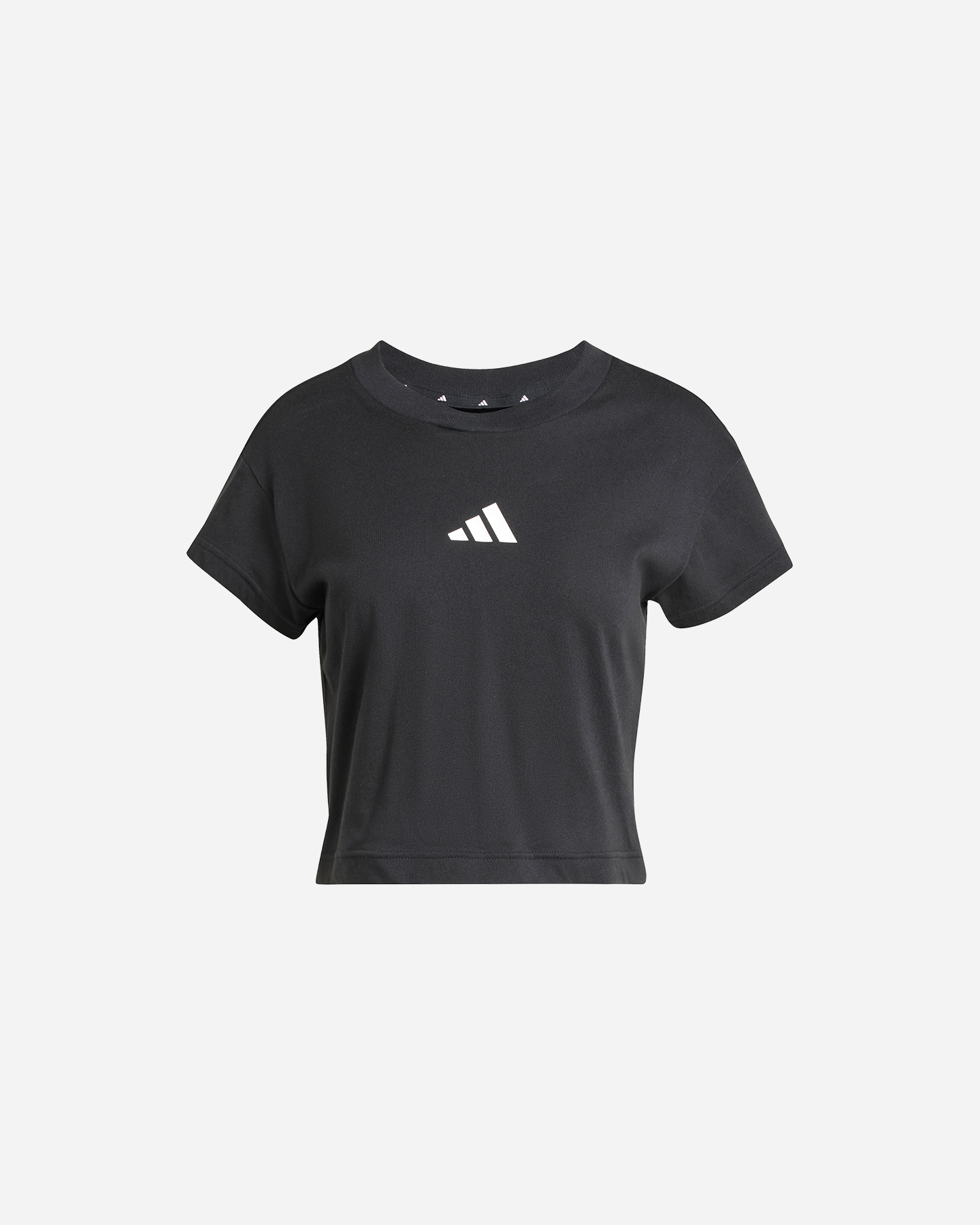 Adidas Crop W - T-shirt - Donna - Nero