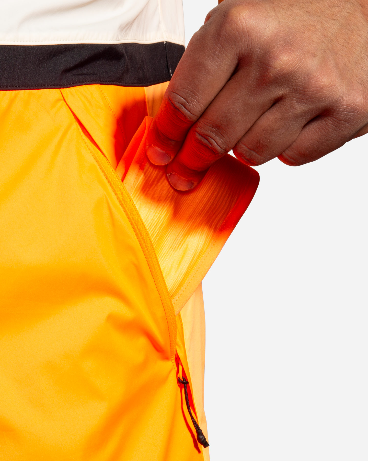 Giacca running BROOKS RUN VISIBLE 2.0 M - Arancione - 5 | Cisalfa Sport