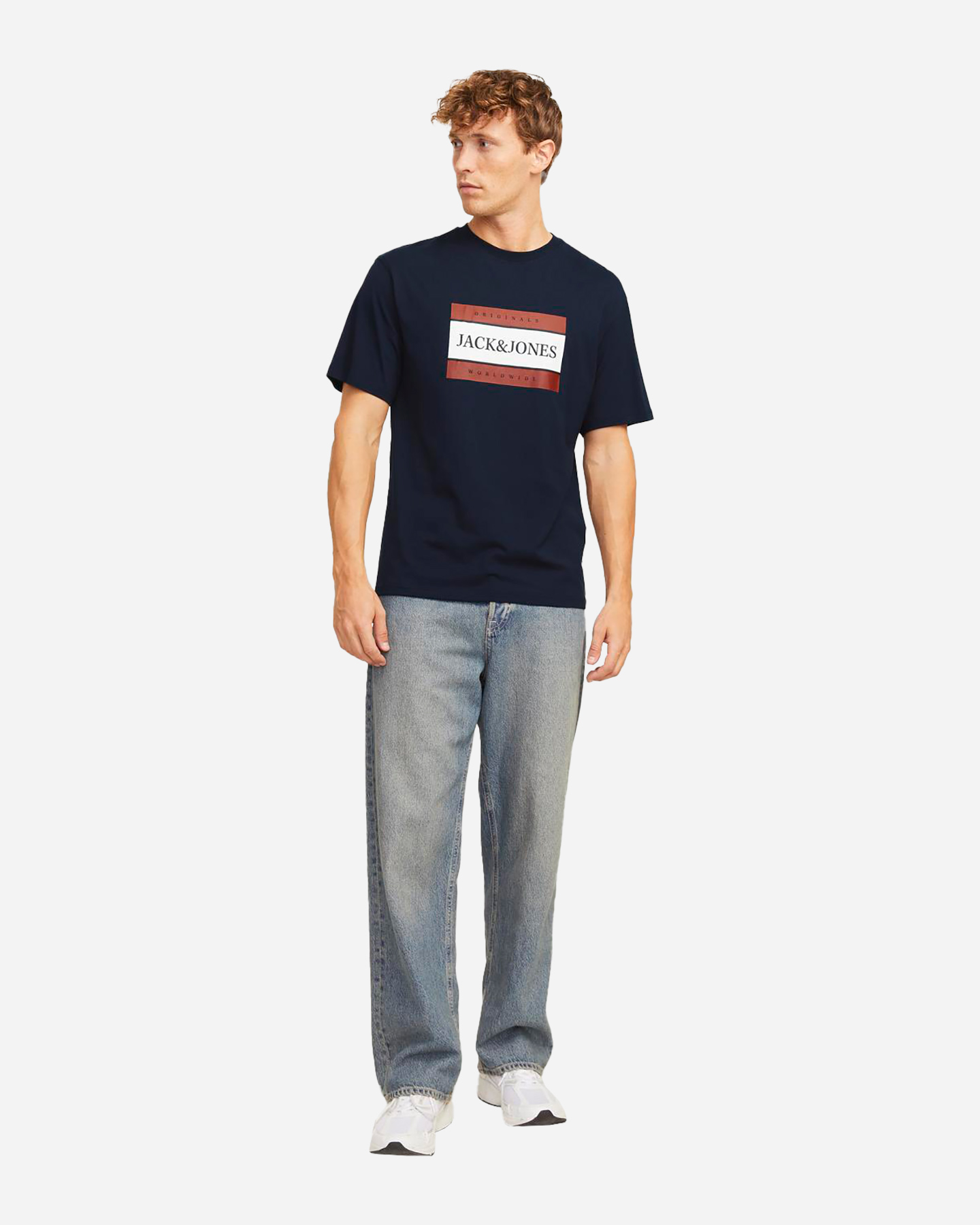 T-shirt JACK & JONES BOX M - Blu - 2 | Cisalfa Sport