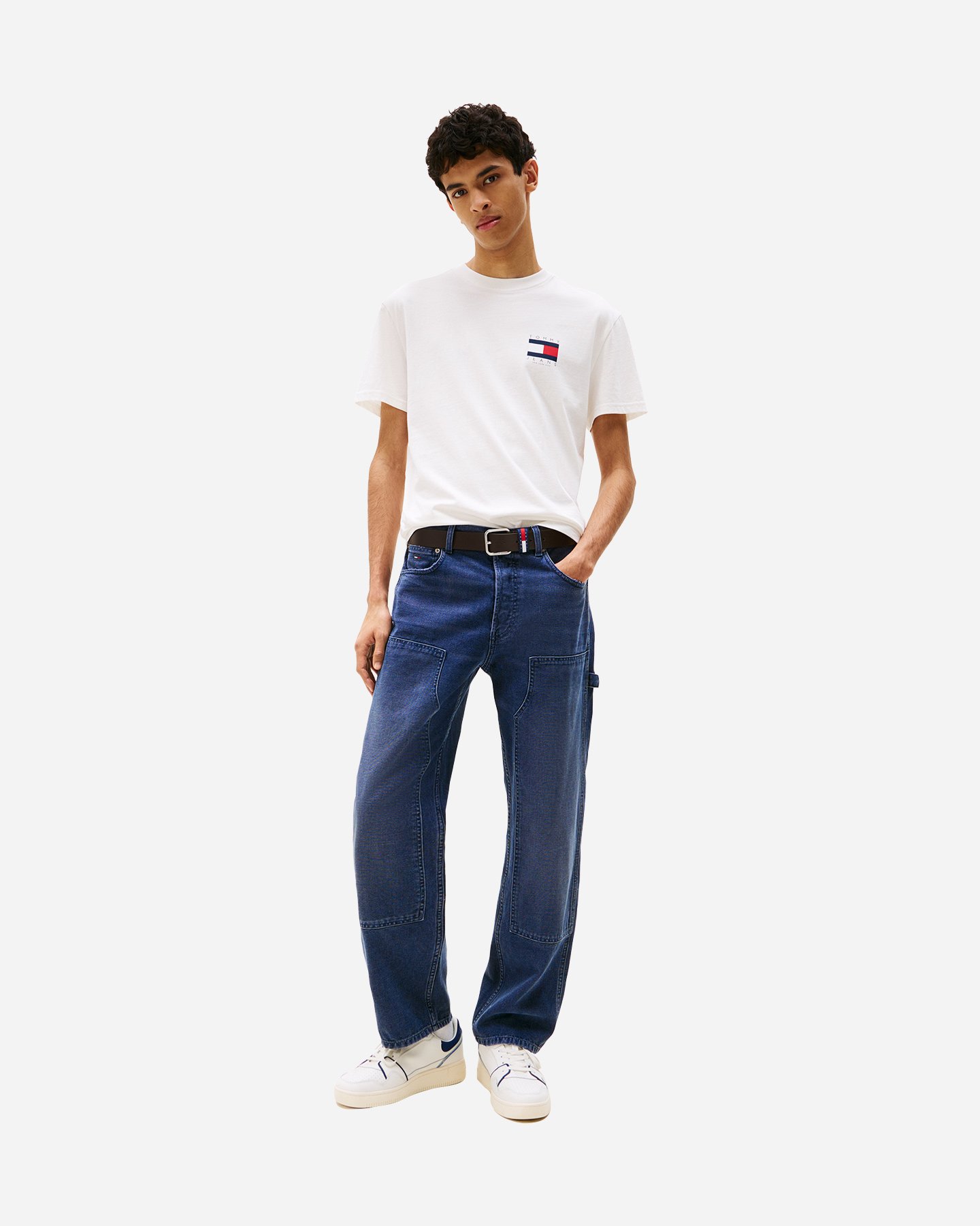 T-shirt TOMMY HILFIGER BIG LOGO BACK M - Bianco - 1 | Cisalfa Sport