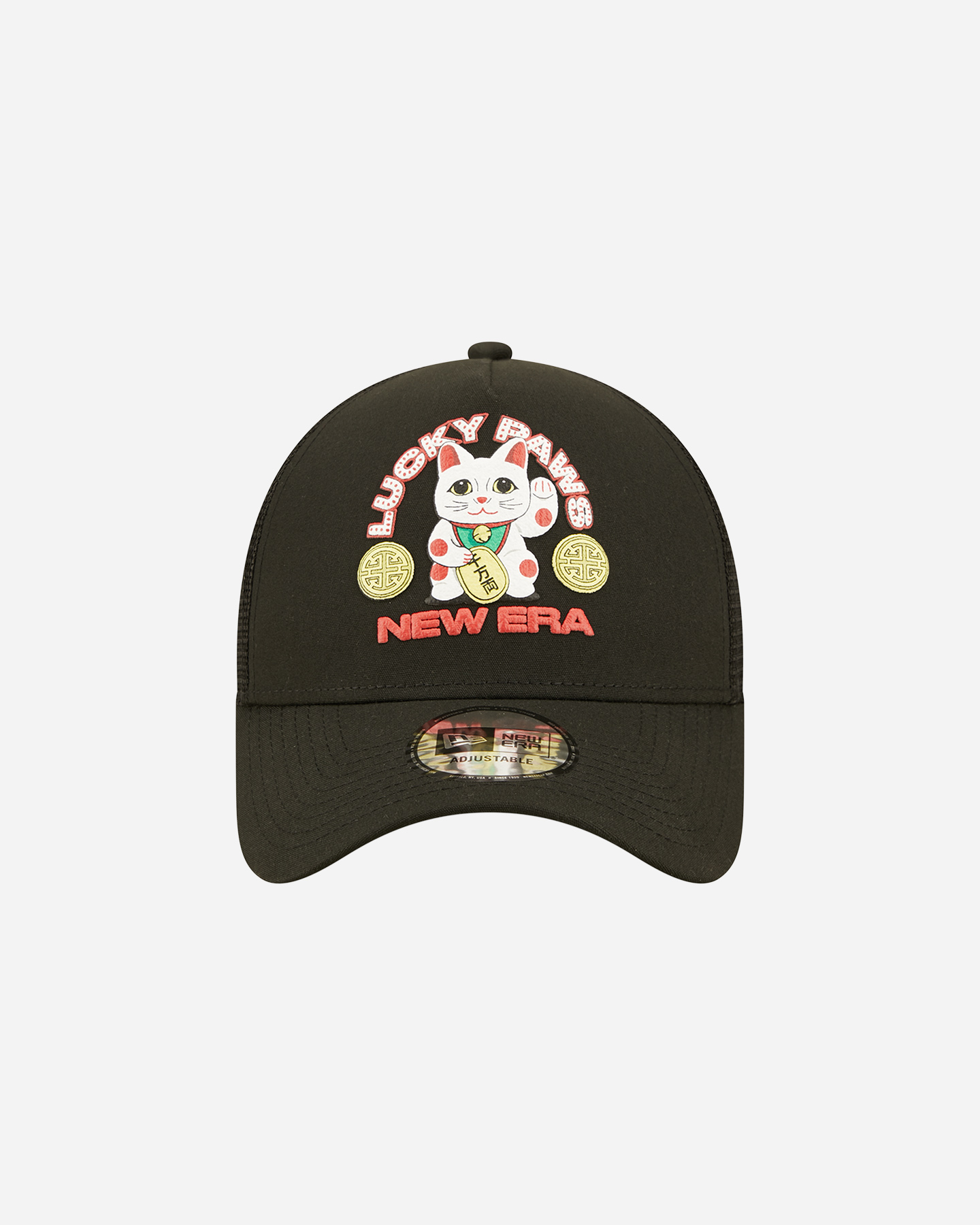 Cappellino NEW ERA TRUCKER SIGN LUCKY CAT BULLS  - Nero - 1 | Cisalfa Sport