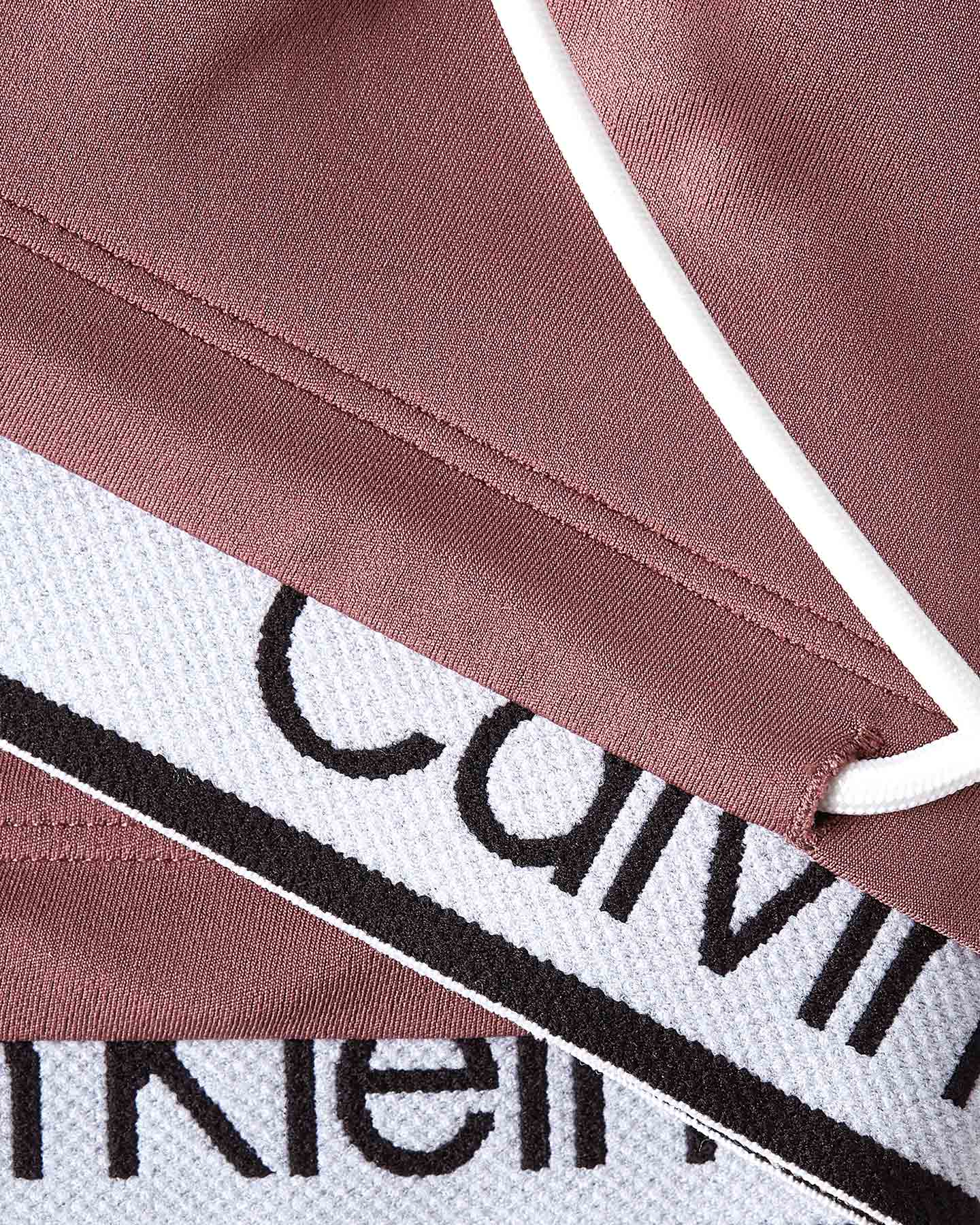 Reggiseno sportivo CALVIN KLEIN SPORT COULISSE ELASTIC W - Rosa - 2 | Cisalfa Sport