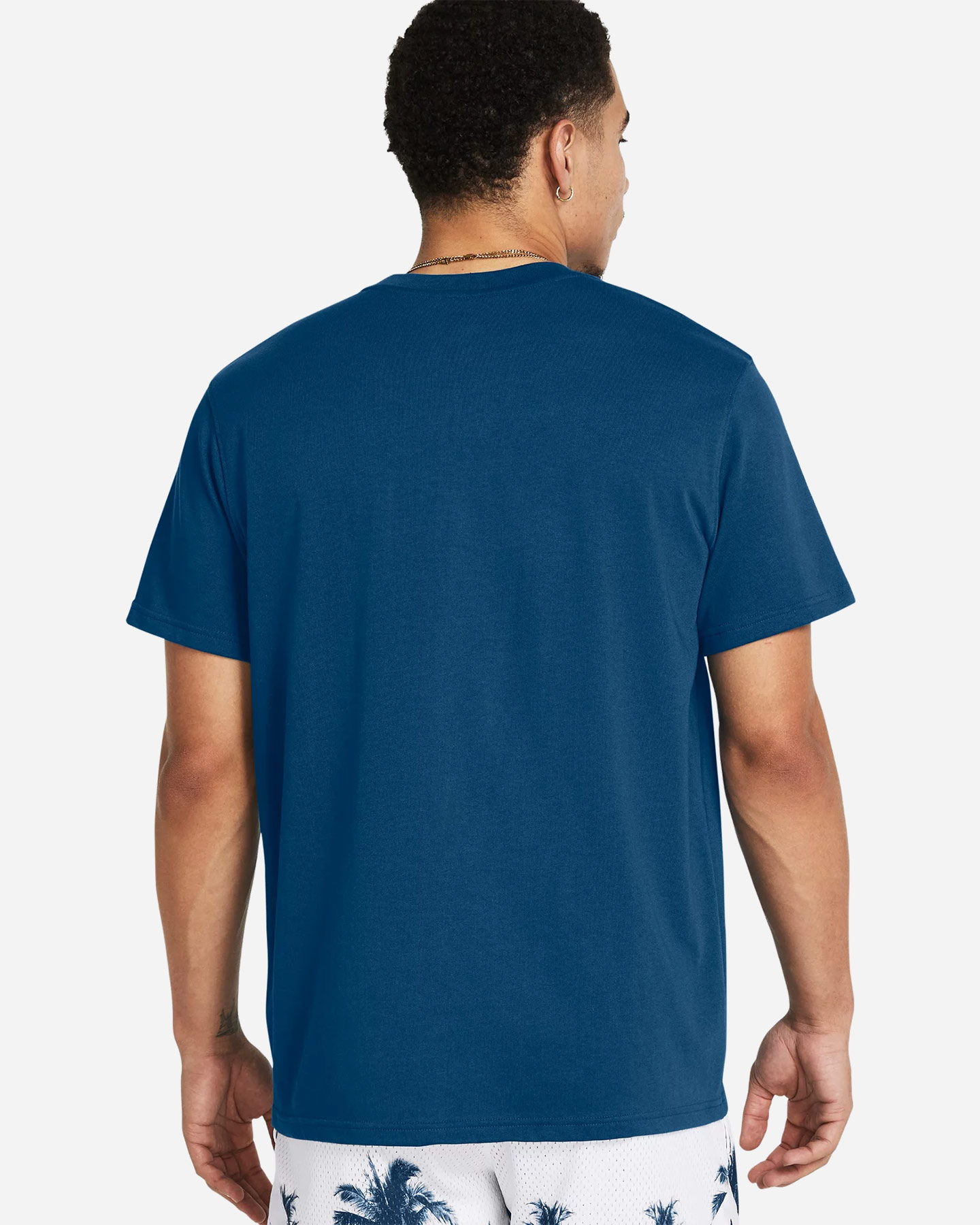 Maglia basket UNDER ARMOUR CURRY EMBOSS SPLASH M - Blu - 2 | Cisalfa Sport