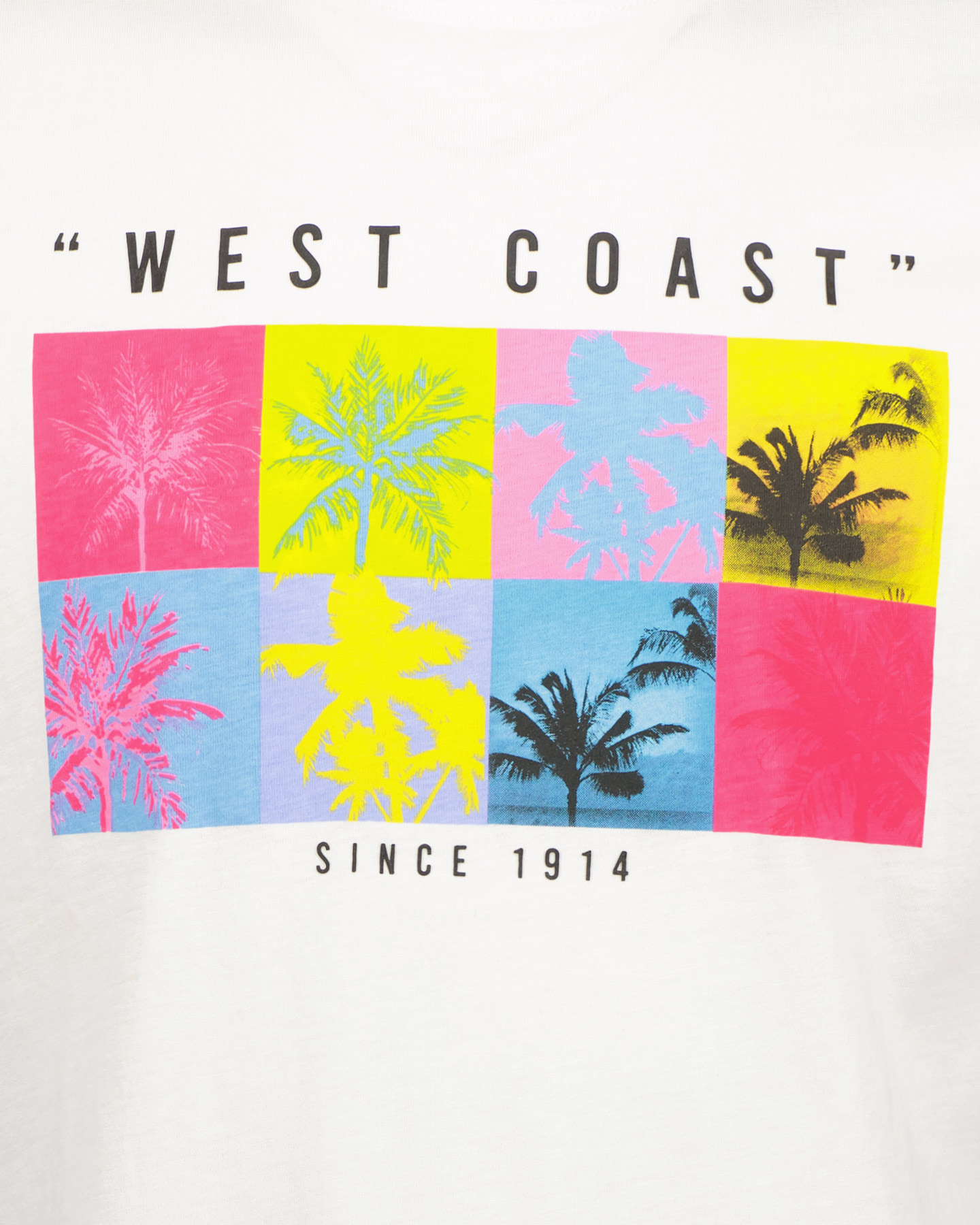 T-shirt ADMIRAL COLOR BLOCK PALMS M - Bianco - 2 | Cisalfa Sport