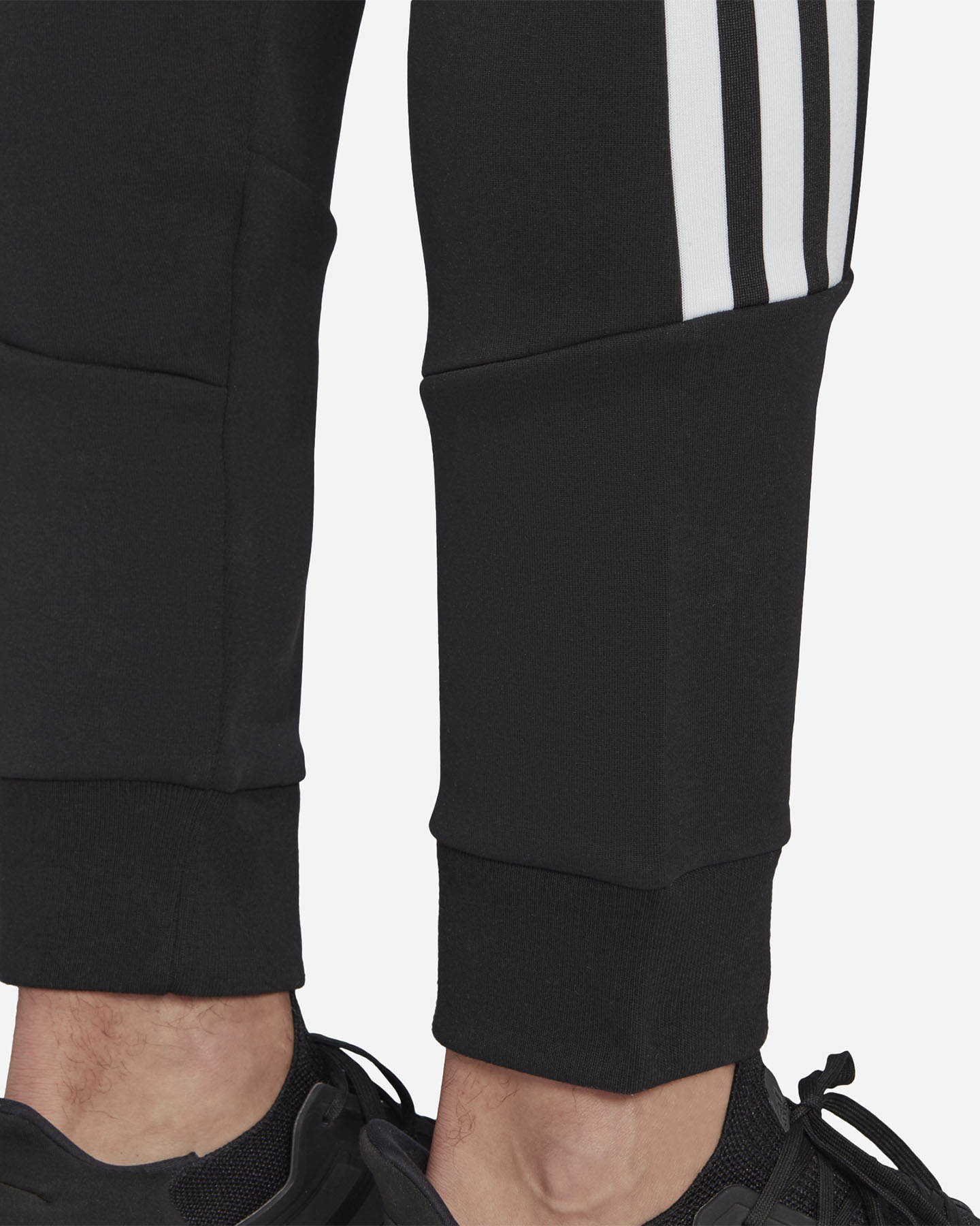 Pantalone ADIDAS DOUBL J 3STRIPES FI M - Nero - 5 | Cisalfa Sport