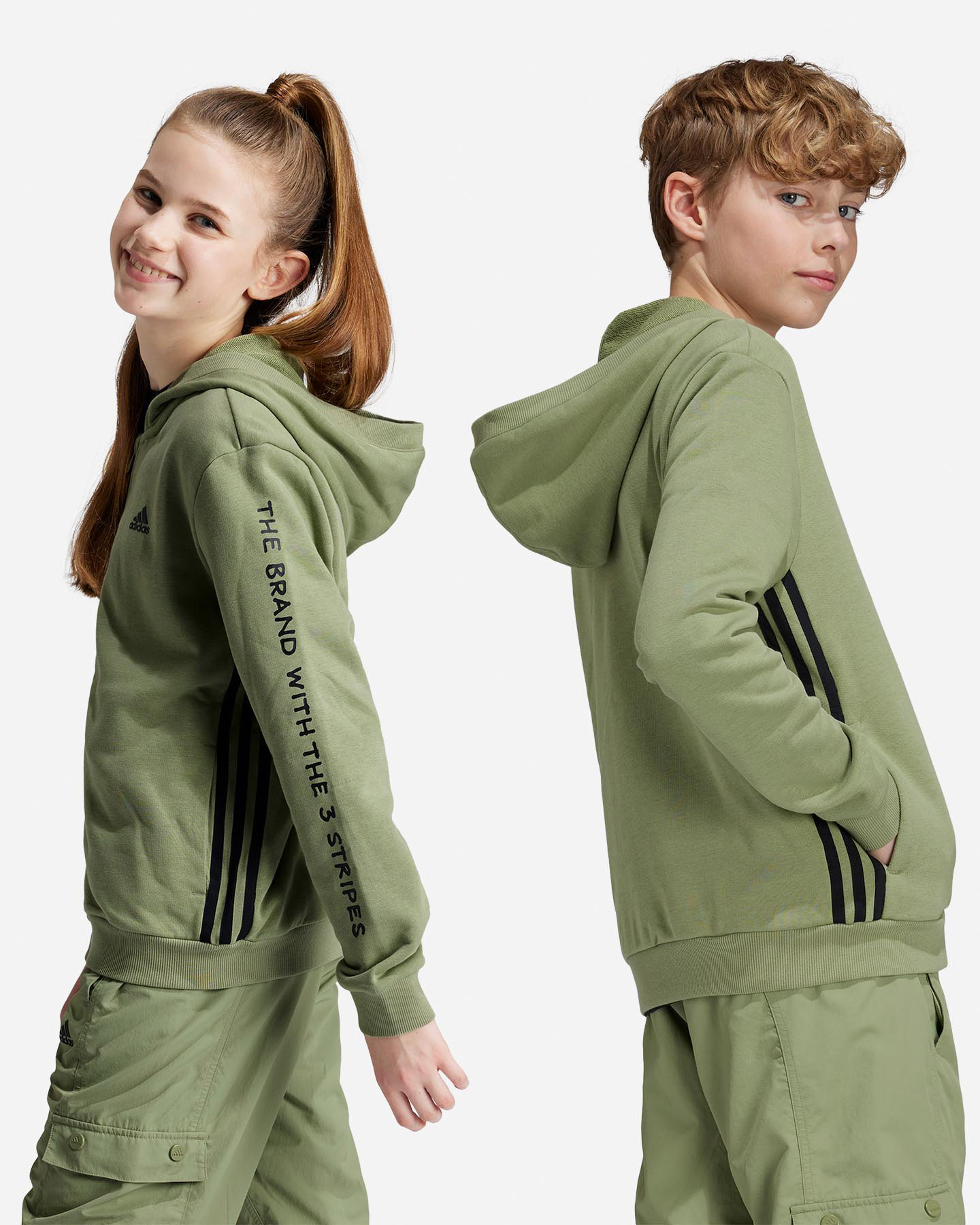 Felpa ADIDAS STREET JAM JR - Verde - 2 | Cisalfa Sport