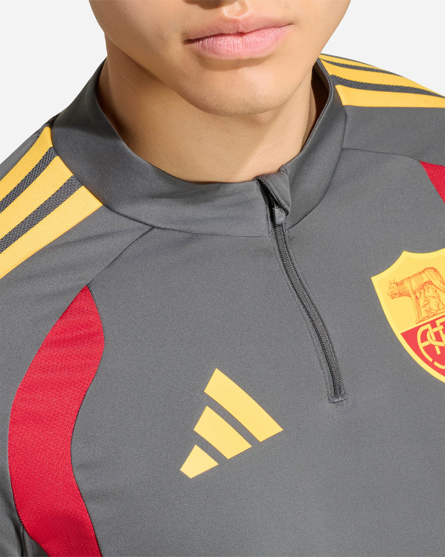 Abbigliamento calcio ufficiale ADIDAS AS ROMA TIRO26 COMPETITION TRAINING 26-27 M - Color mix - 4 | Cisalfa Sport