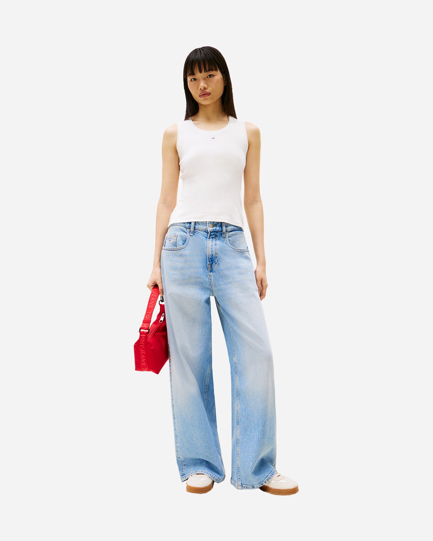 Canotta TOMMY HILFIGER SMALL FLAG W - Bianco - 2 | Cisalfa Sport