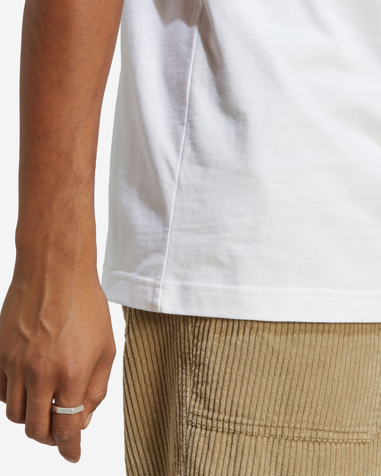 T-shirt ADIDAS 3STRIPES M - Bianco - 5 | Cisalfa Sport