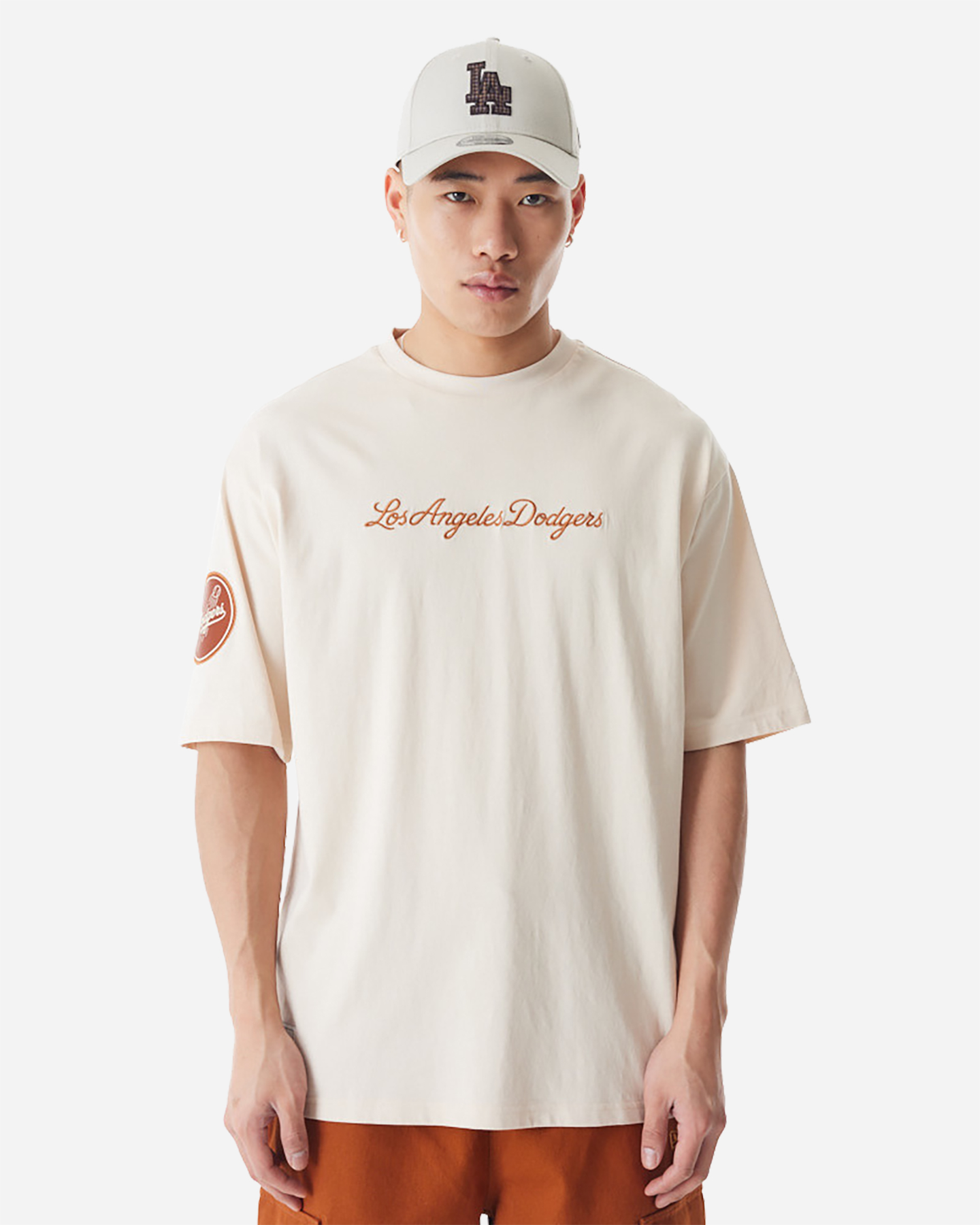 T-shirt NEW ERA MLB TARTAN INFILL LOS ANGELES DODGERS M - Beige - 0 | Cisalfa Sport