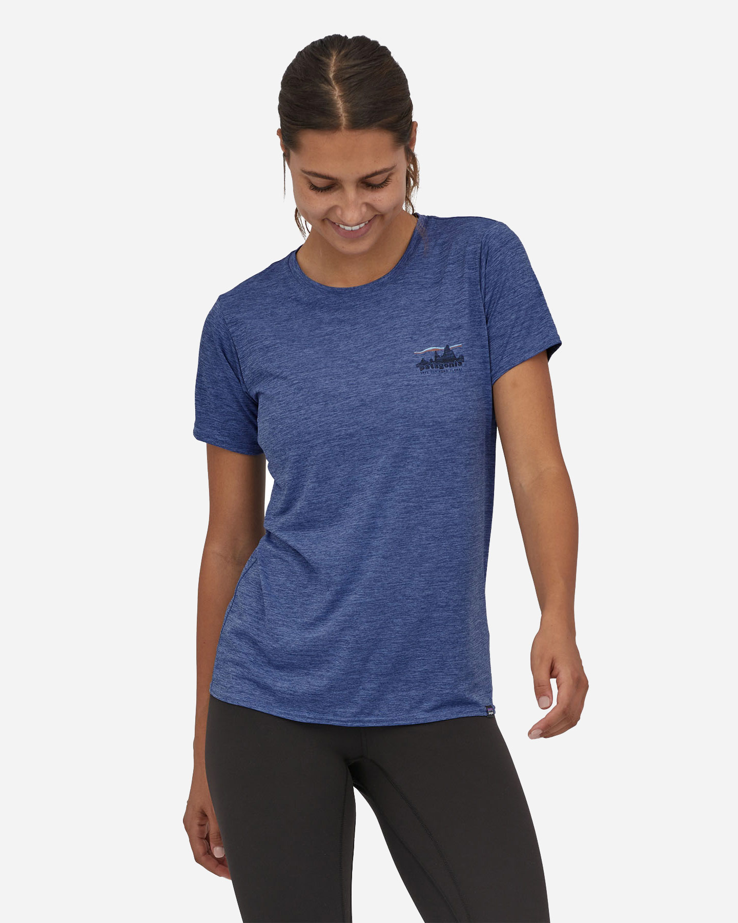 T-shirt PATAGONIA COOL DAILY GRAPHIC W - Blu - 2 | Cisalfa Sport