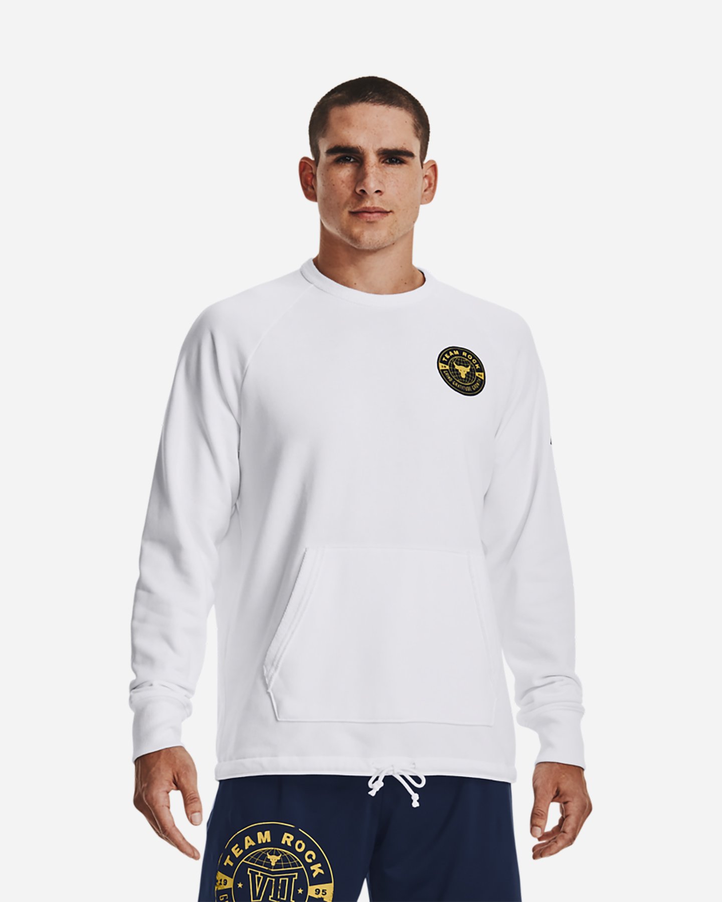 Felpa UNDER ARMOUR THE ROCK 7BUCKS CREW M - Bianco - 2 | Cisalfa Sport