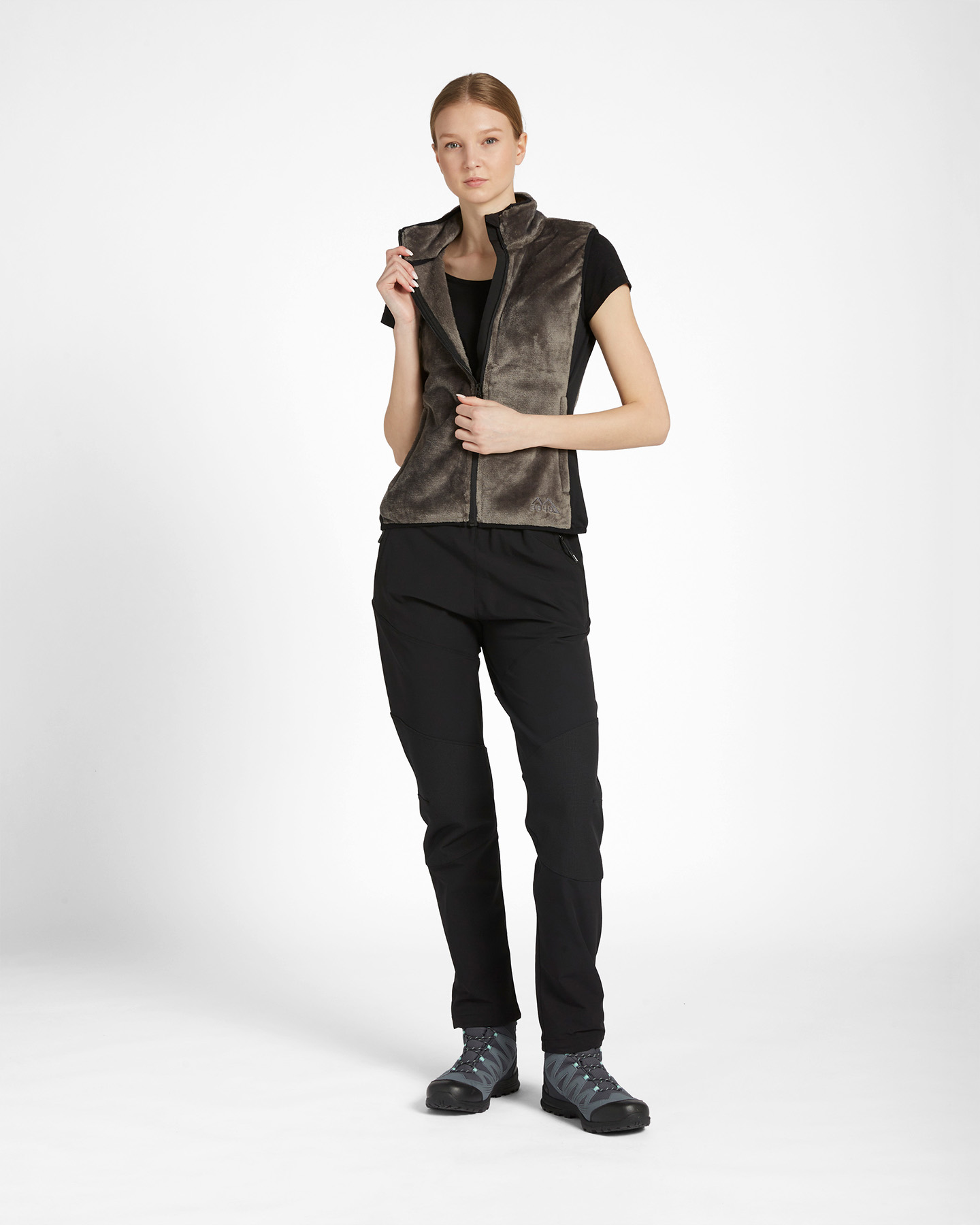 Gilet 8848 SOFT PILE W - Grigio - 1 | Cisalfa Sport