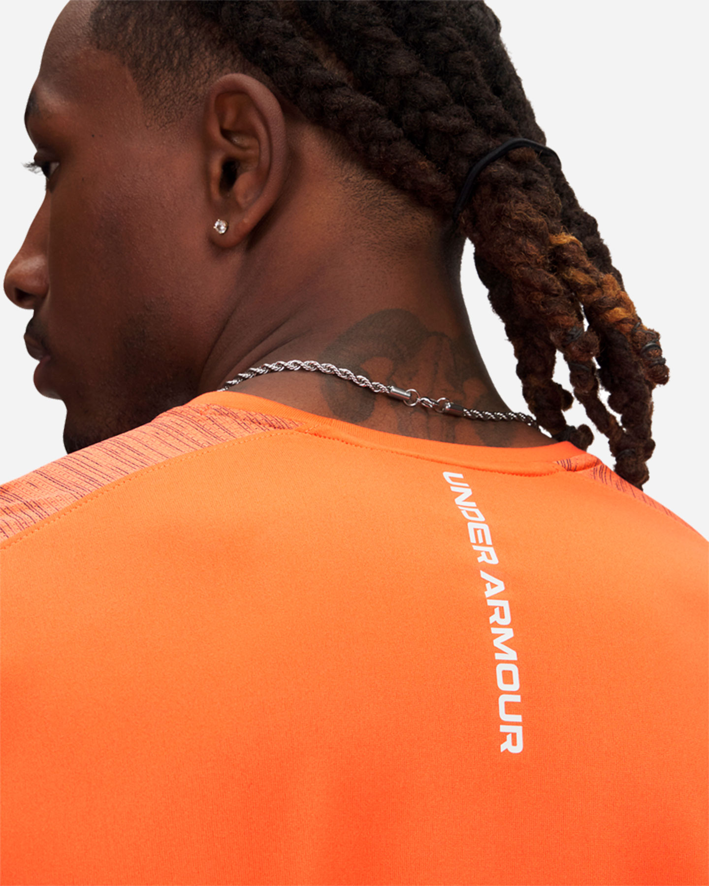 T-shirt training UNDER ARMOUR TECH UTILITY M - Arancione - 2 | Cisalfa Sport