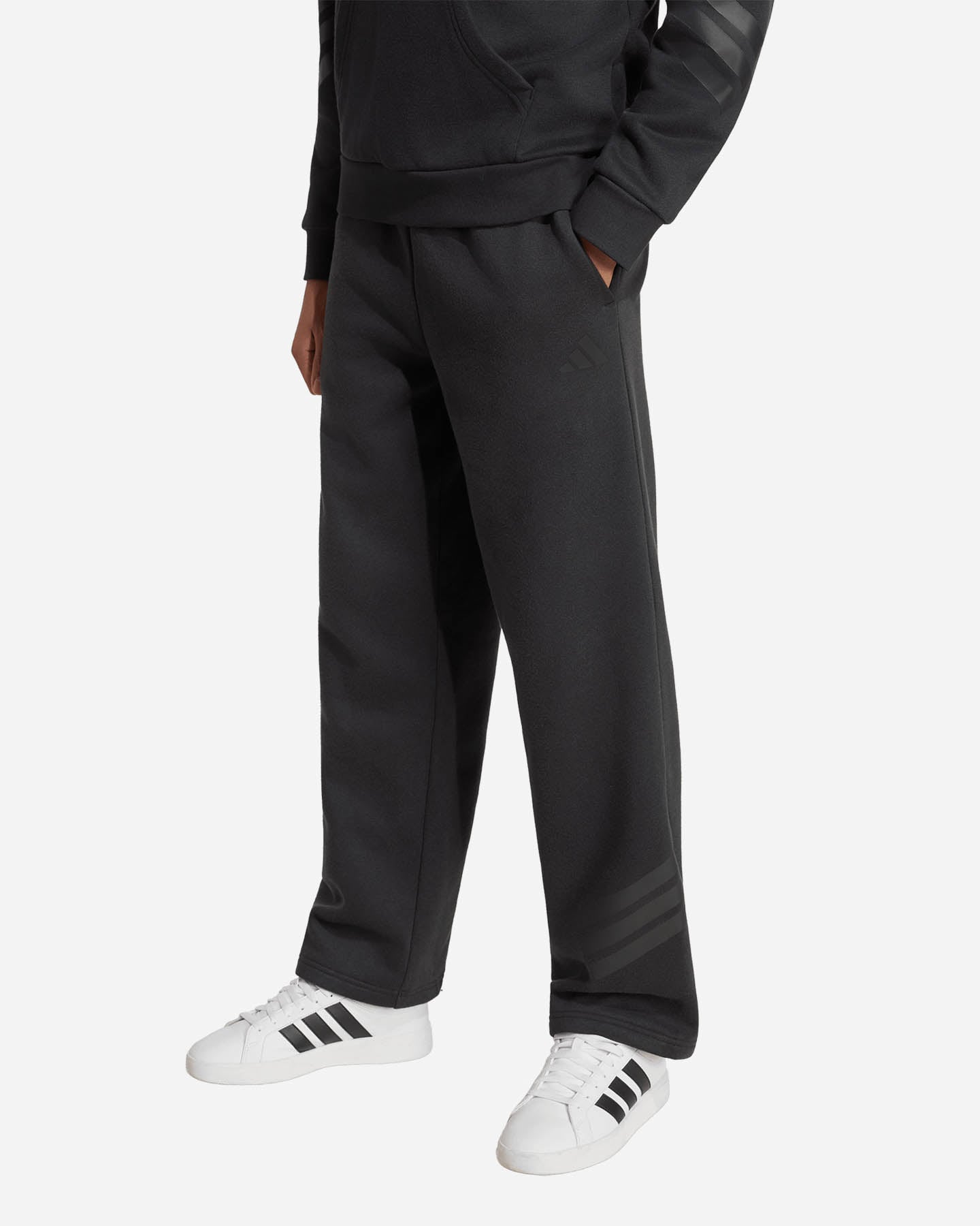 Pantalone ADIDAS FUTURE ICONS 3 STRIPES JR - Nero - 1 | Cisalfa Sport