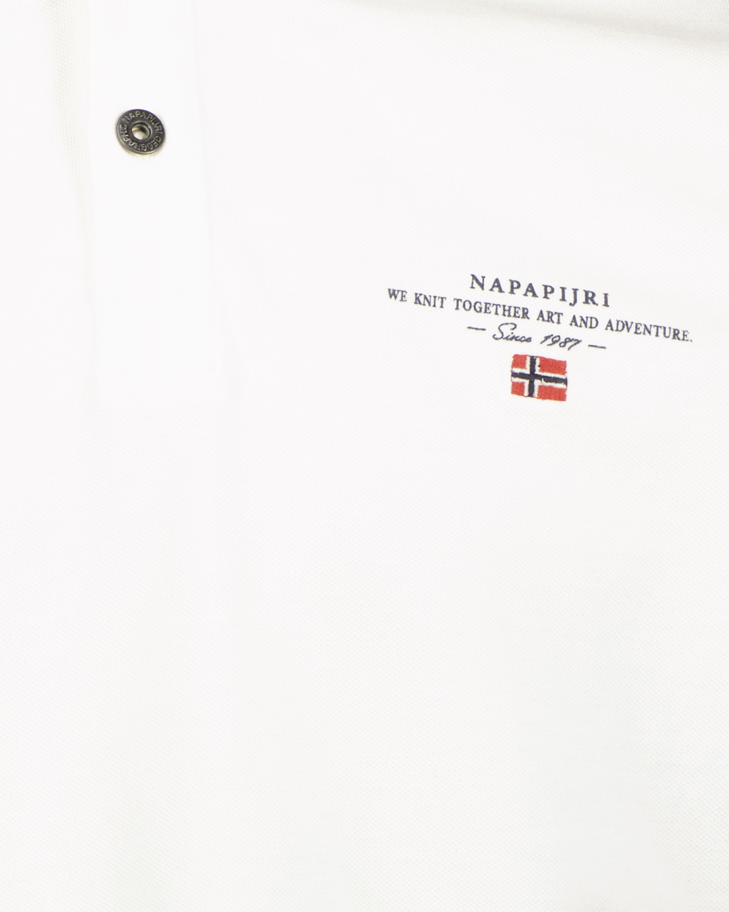 Polo NAPAPIJRI ELBAS 4 M - Bianco - 2 | Cisalfa Sport