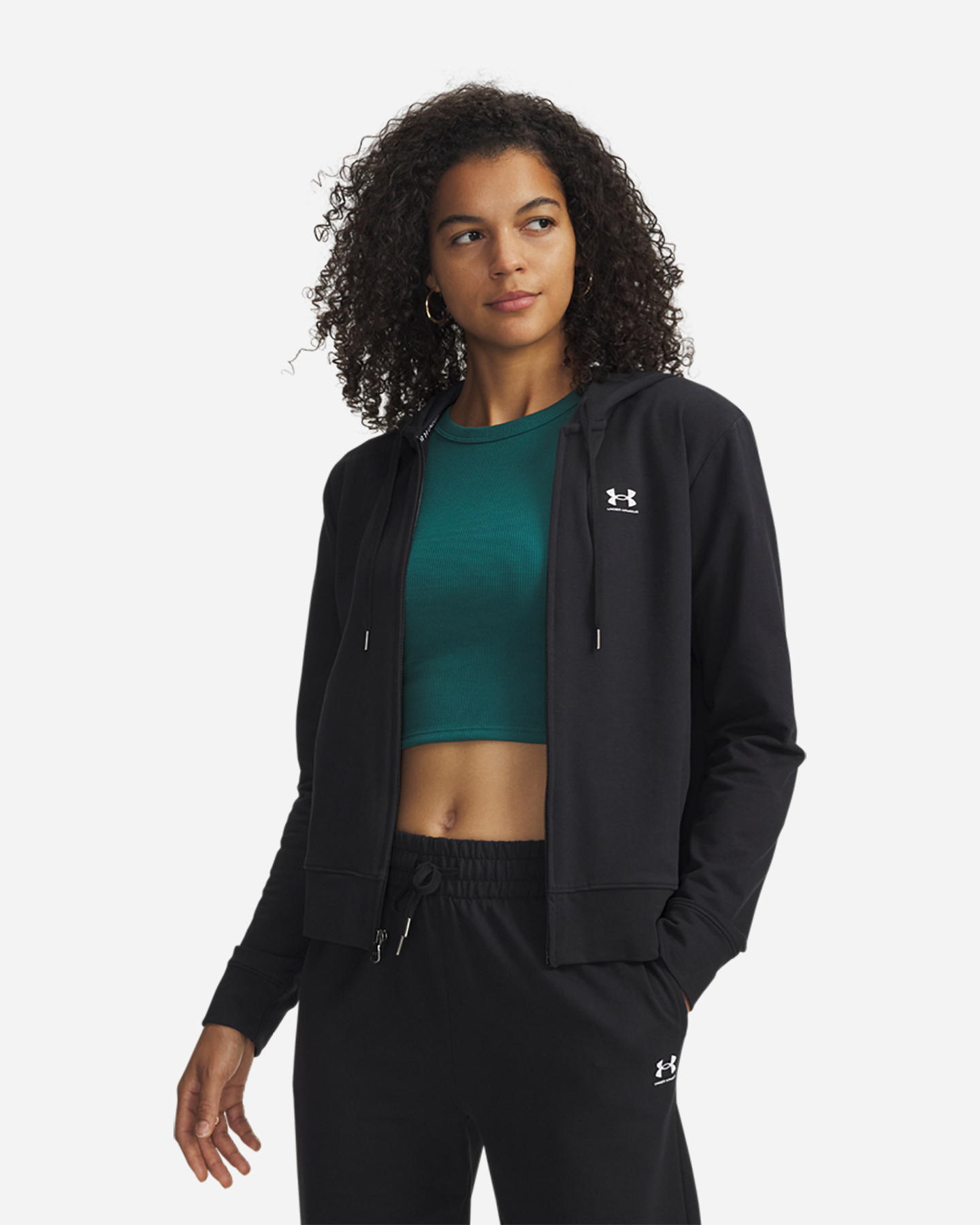 Felpa UNDER ARMOUR SPORT W - Nero - 0 | Cisalfa Sport