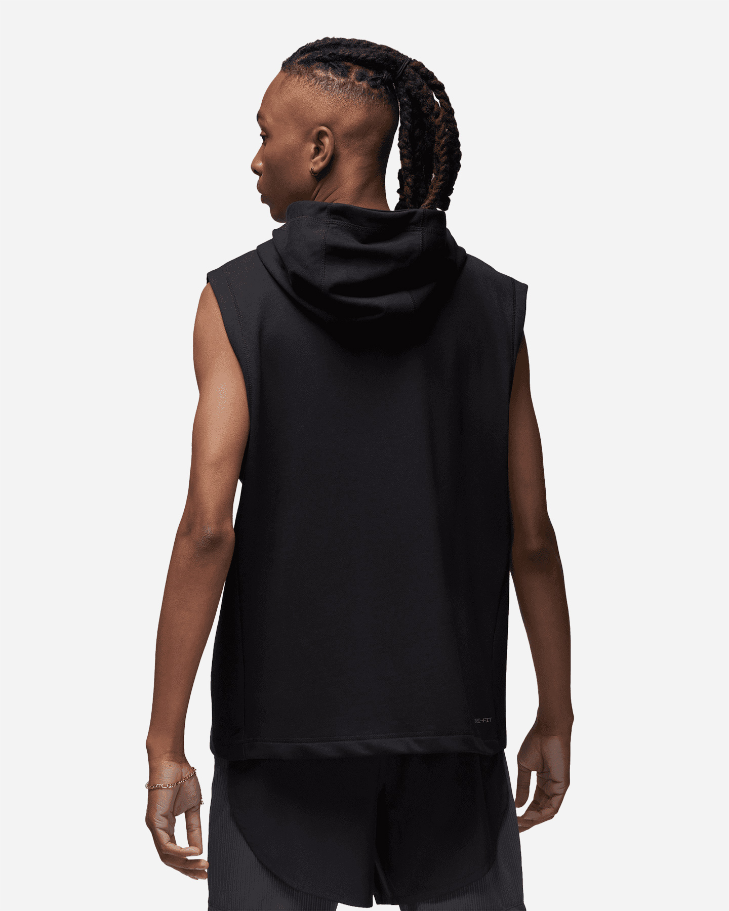 Felpa NIKE FLC JORDAN SLEEVELESS HOODIE M - Nero - 1 | Cisalfa Sport