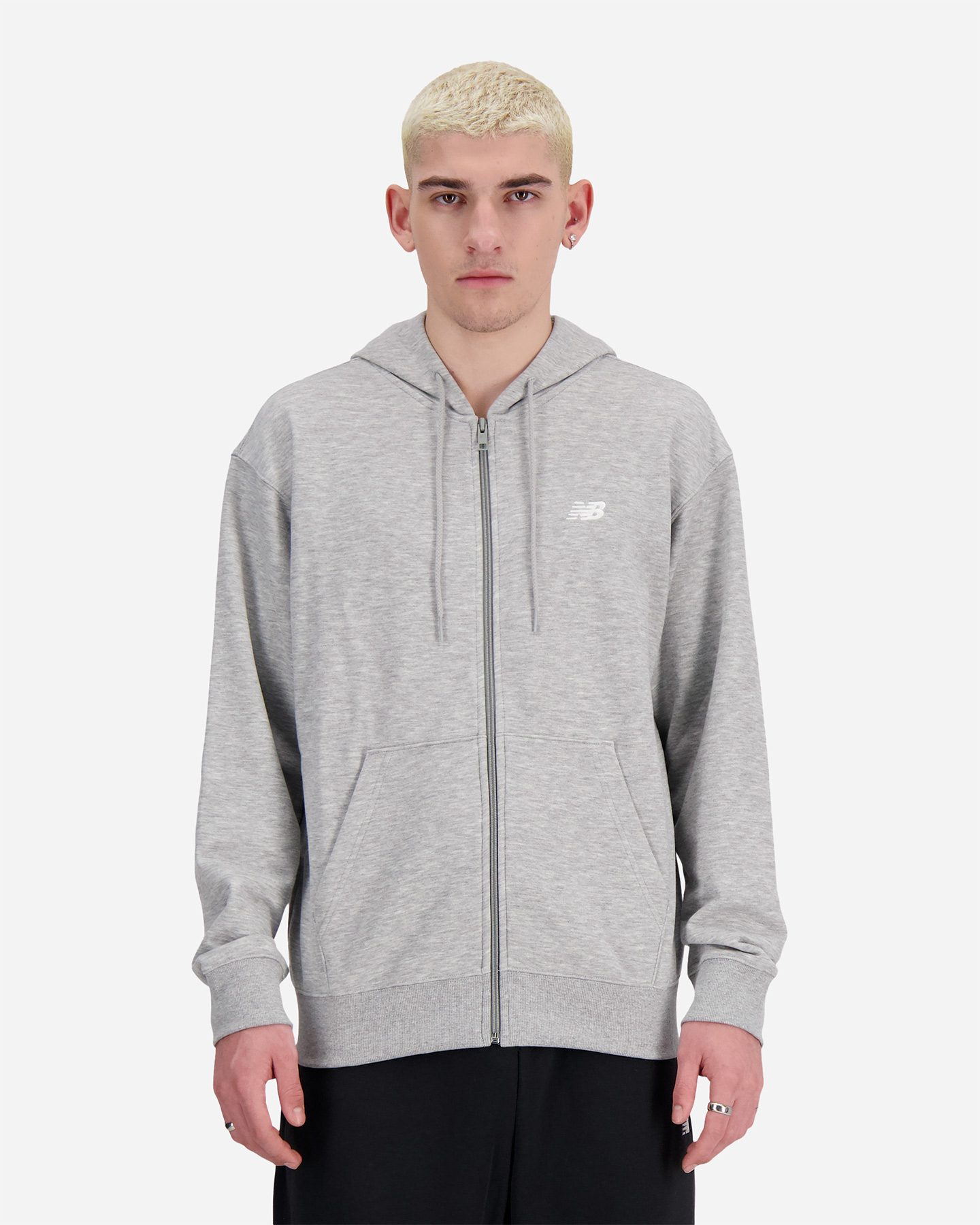 Felpa NEW BALANCE ESSENTIAL SMALL LOGO M - Grigio - 0 | Cisalfa Sport