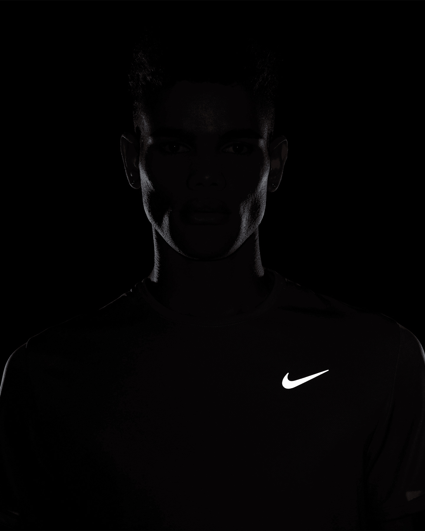 T-shirt running NIKE DRI FIT MILER M - Grigio - 4 | Cisalfa Sport