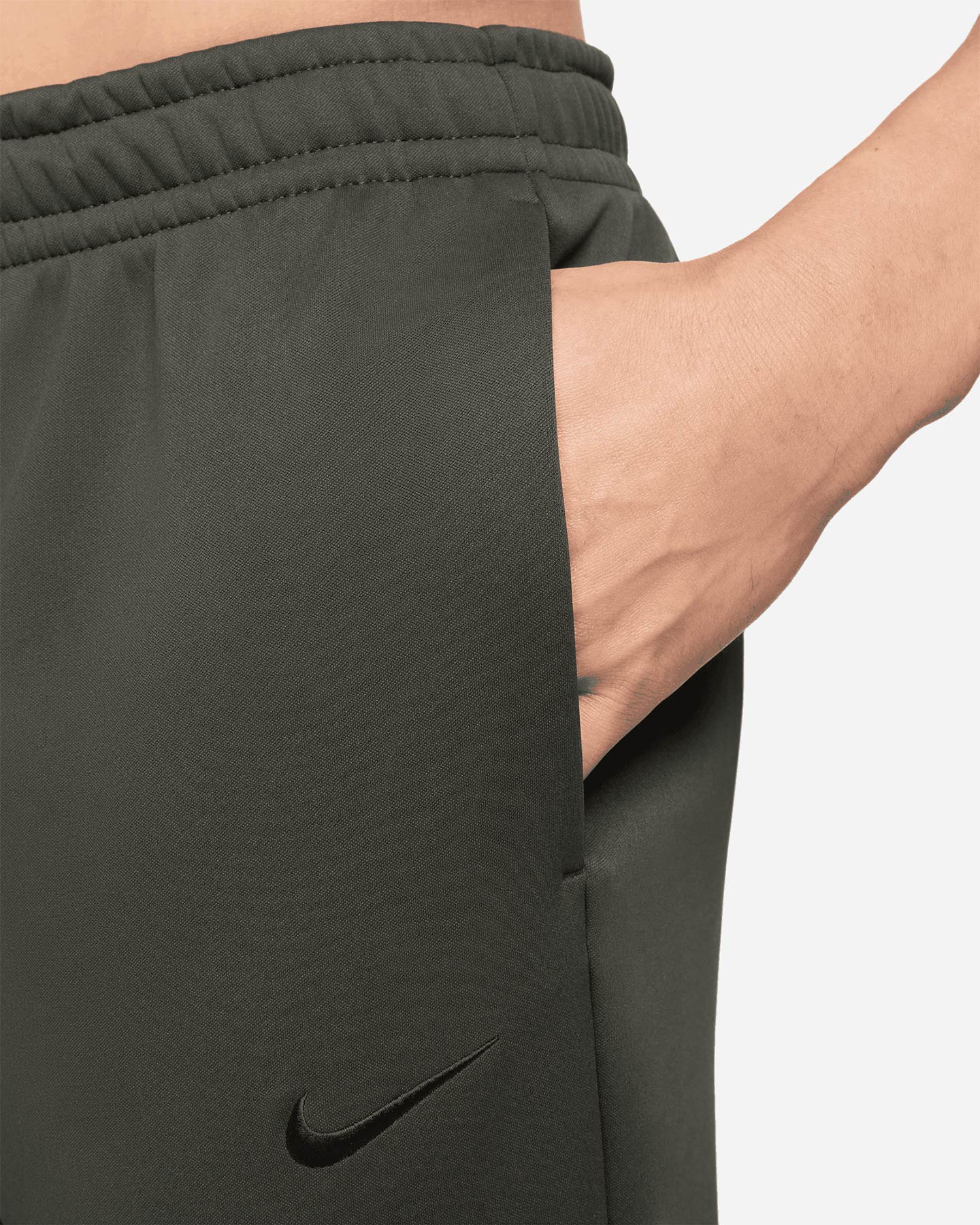 Pantalone training NIKE DRI FIT FLC SMALL LOGO M - Verde - 2 | Cisalfa Sport